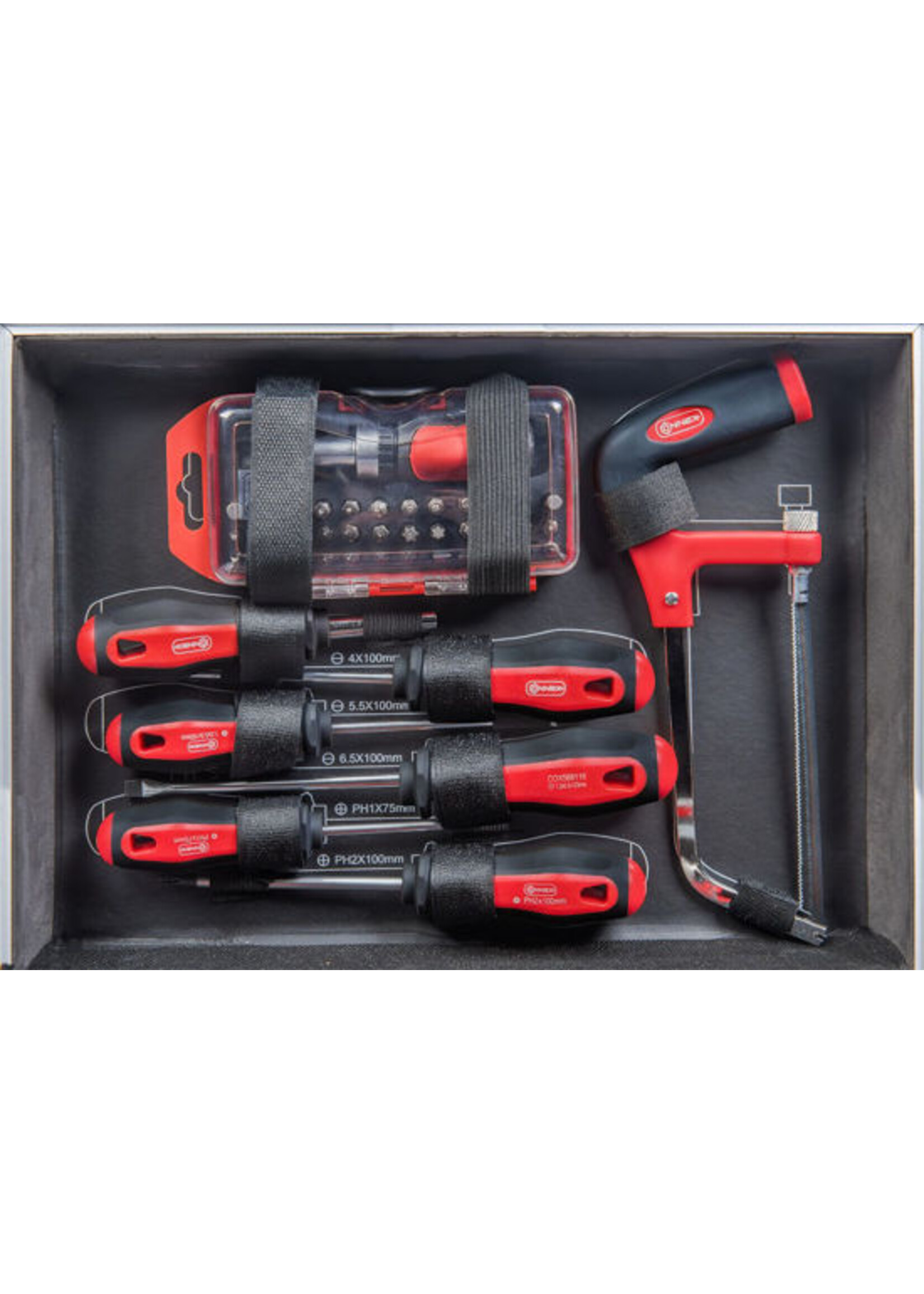 Connex Gereedschapskoffer 100-delig Connex, alu.koffer