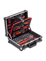 Connex Gereedschapskoffer 100-delig Connex, alu.koffer Connex Gereedschapskoffer 100-delig Connex, alu.koffer