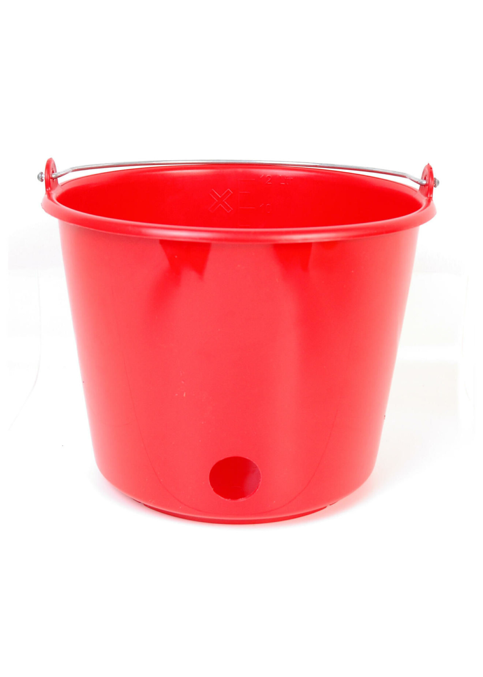 Kerbl Kalver speenemmer kunststof rond KAAL, grijs 12L.