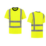 import T-Shirt High Visibility RWS Fluo Geel mt. XS t/m 4XL.