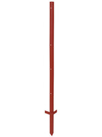 AKO Afrastering AKO Hoekstaal-paal rood gelakt 2mm, 115cm (10 stuks)