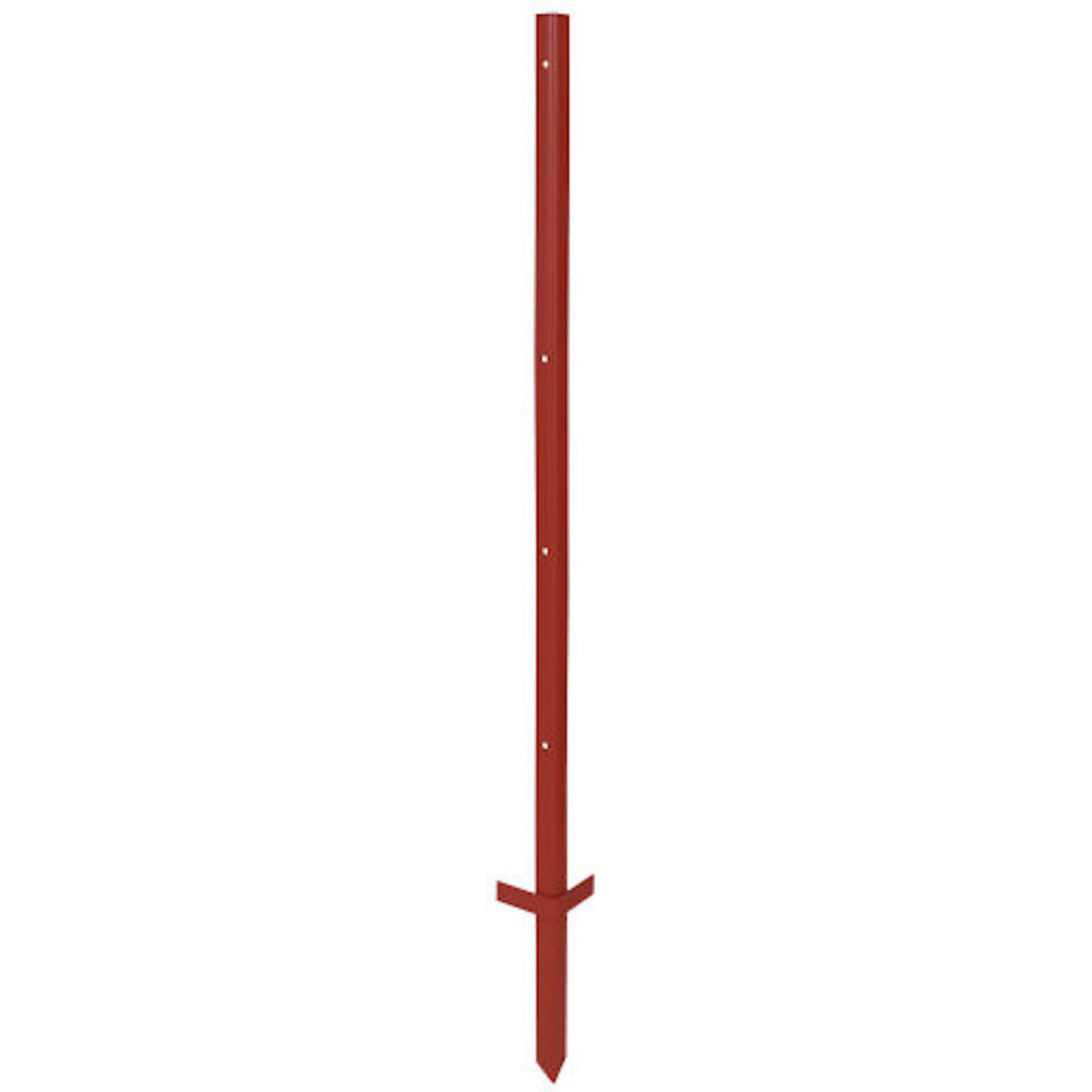 AKO AKO Hoekstaal-paal rood gelakt 2mm, 115cm (10 stuks)