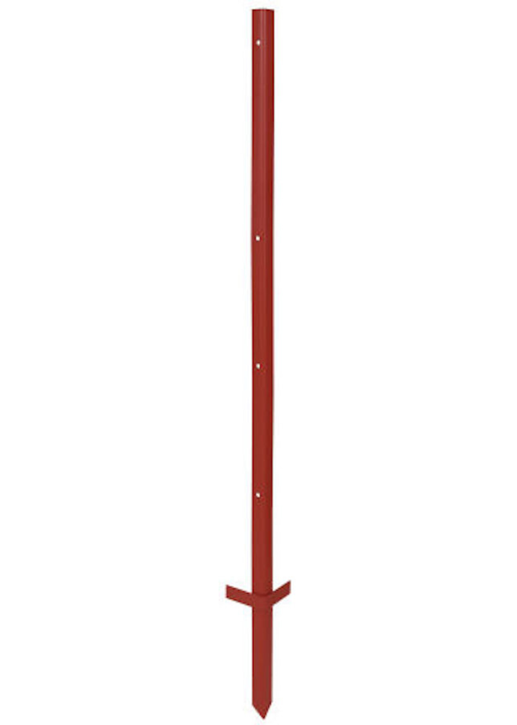 AKO Afrastering AKO Hoekstaal-paal rood gelakt 2mm, 115cm (10 stuks)