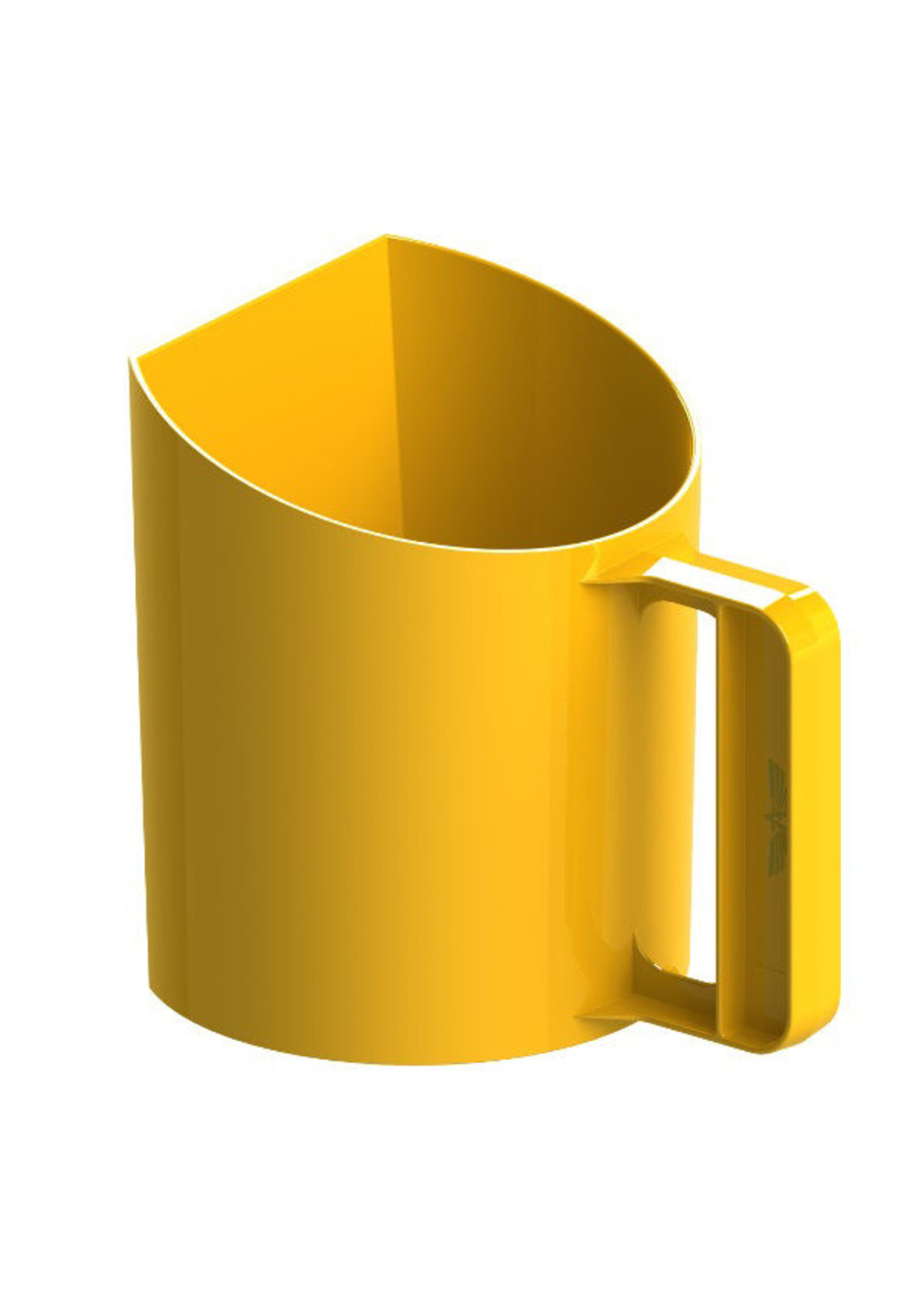 Kerbl Meelschep-/ voerschep 1kg (bekermodel) - Blauw, Geel, Groen.