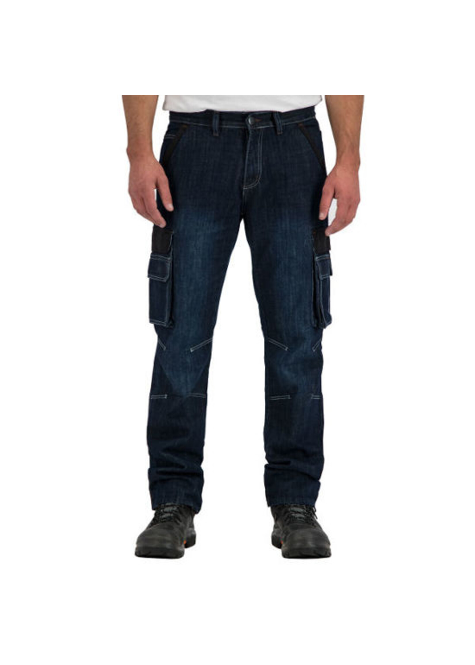 247 247 Grizzly D30 Original Worker fit dark blue denim, W30-L32  t/m W42-L34.