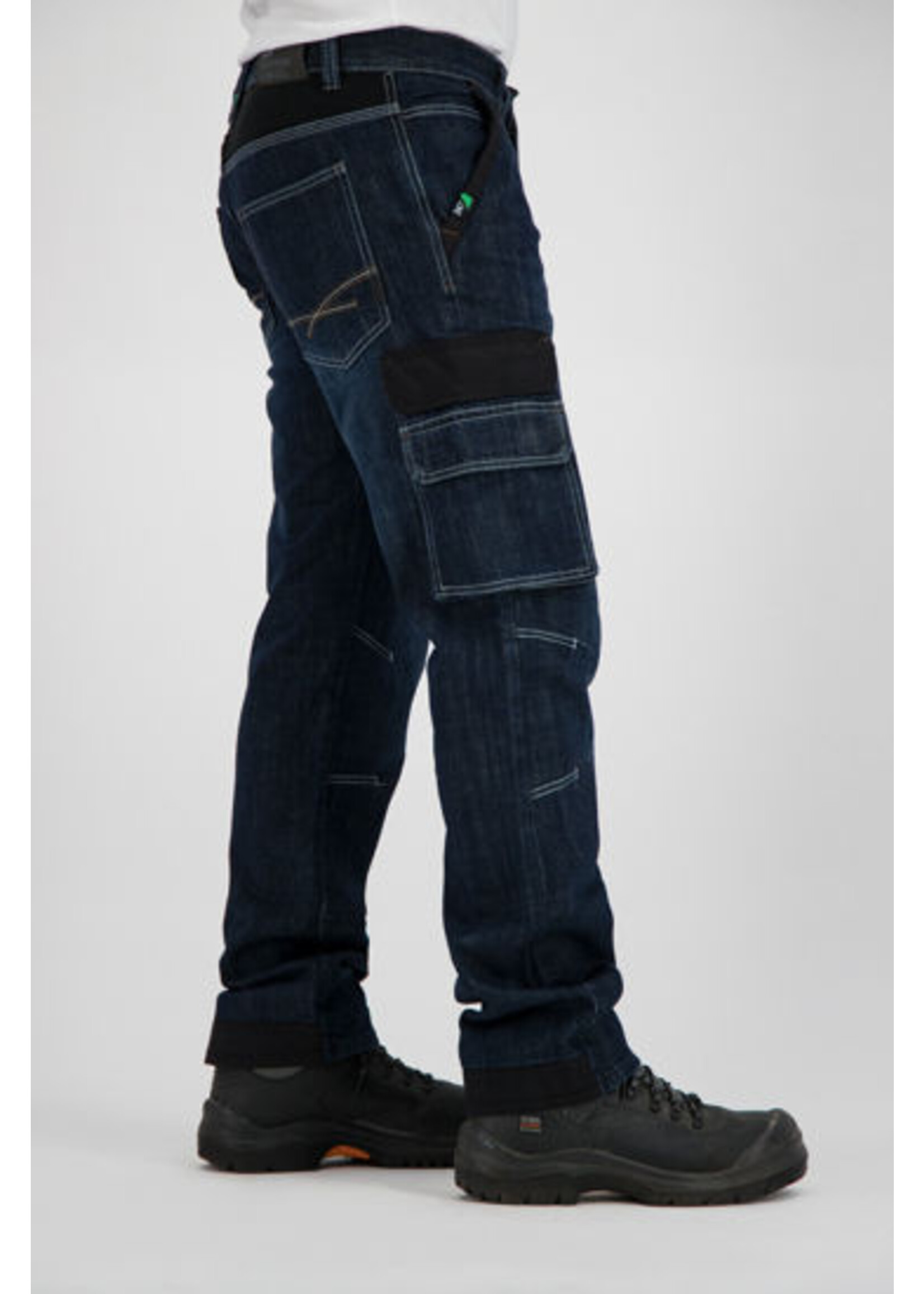 247 247 Grizzly D30 Original Worker fit dark blue denim, W30-L32  t/m W42-L34.