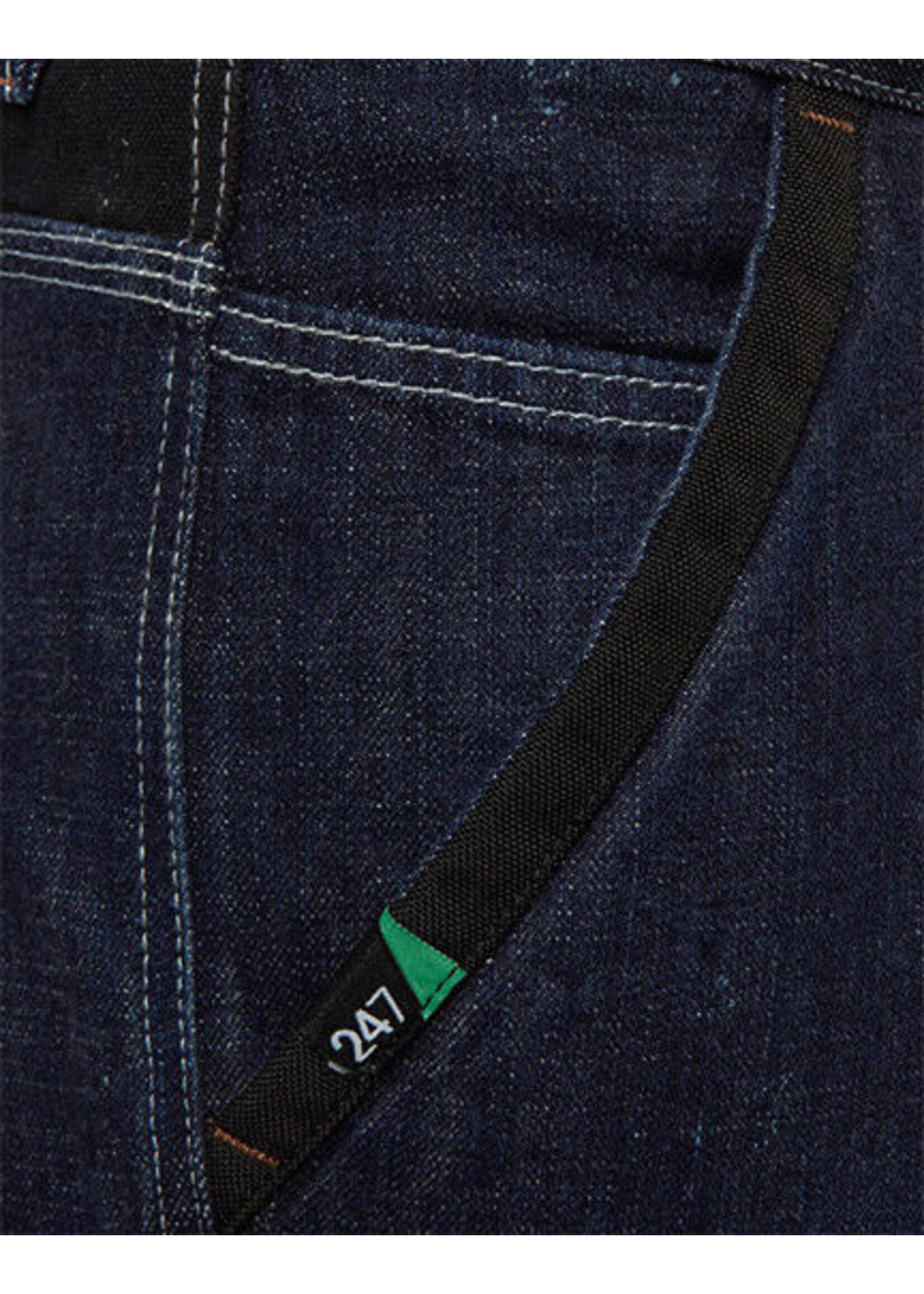 247 247 Grizzly D30 Original Worker fit dark blue denim, W30-L32  t/m W42-L34.