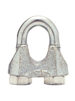 Staaldraadklem, type 741 verzinkt / RVS AISI 316