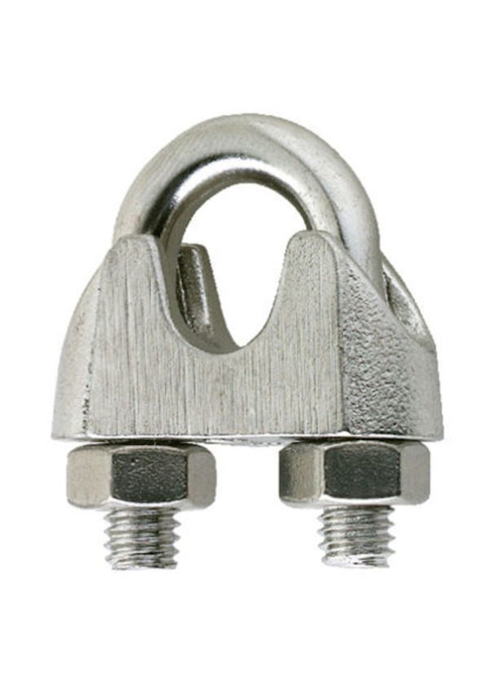 Staaldraadklem, type 741 verzinkt / RVS AISI 316