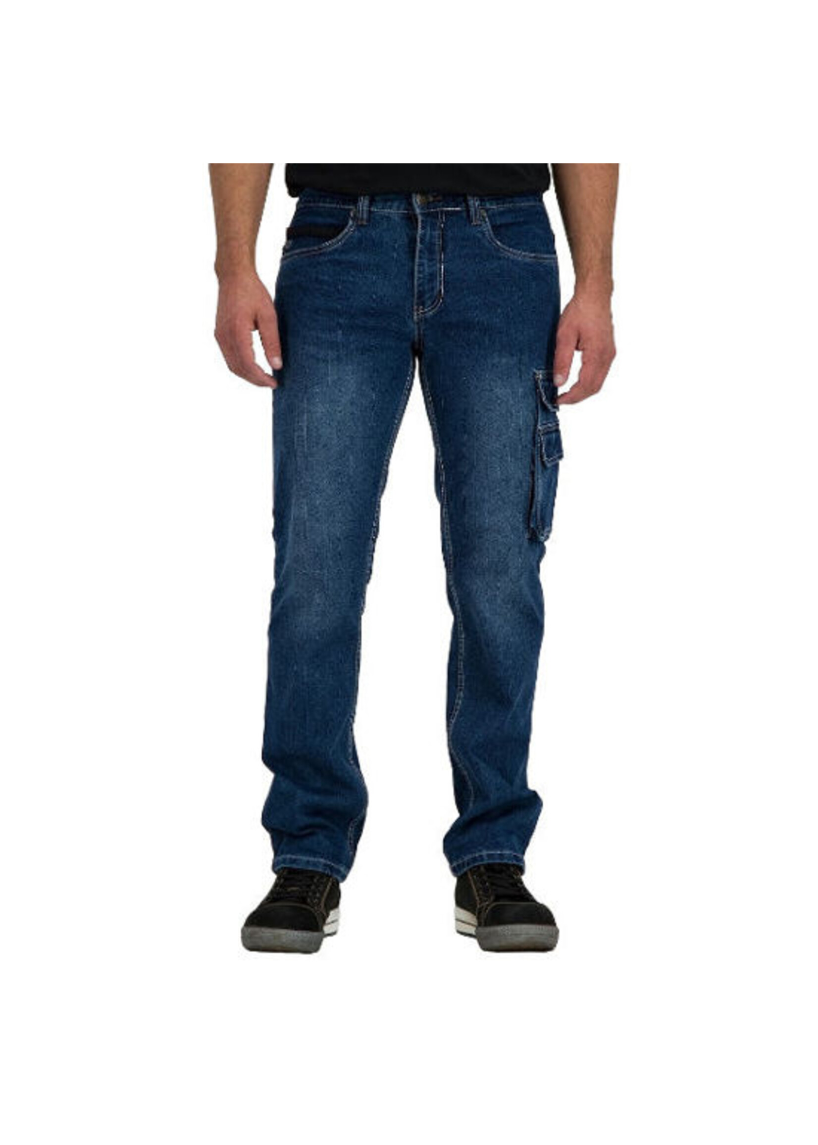 247 247 Rhino, medium blue stretch denim W29-L32 t/m W42-L34.