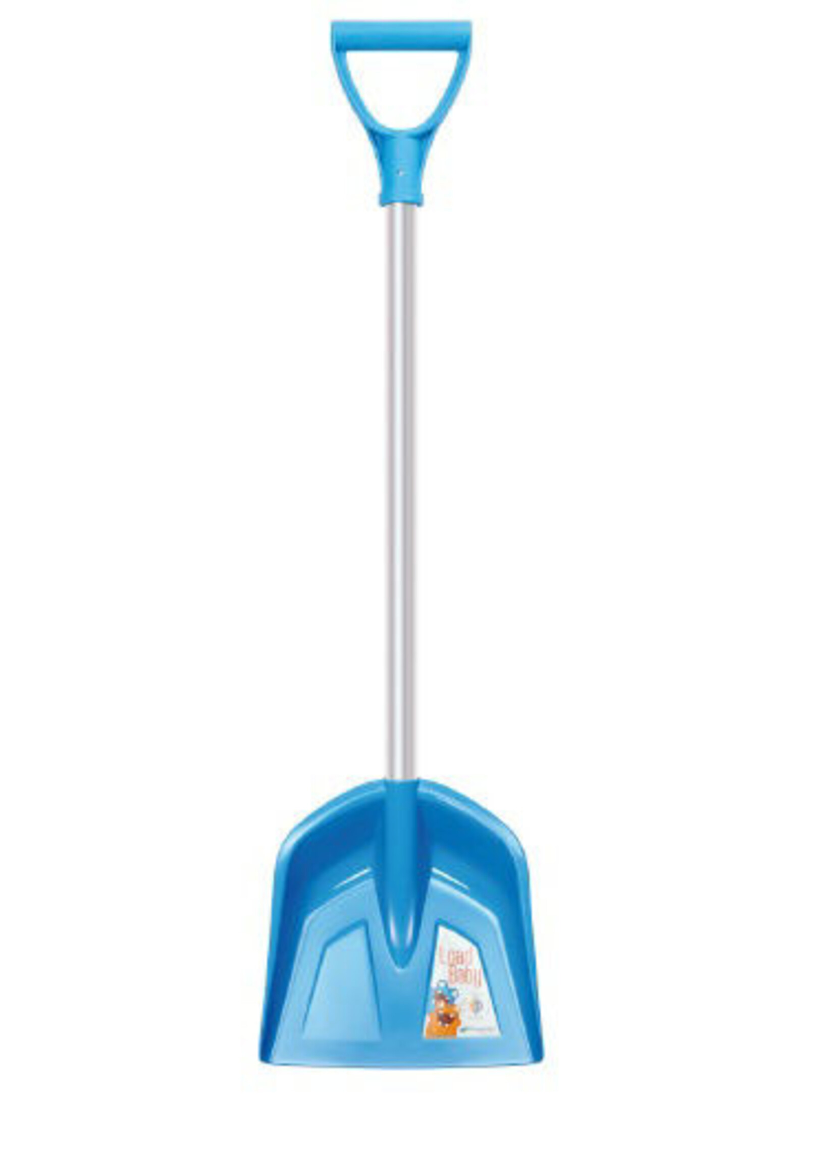 MM Eurotool  Kinder(sneeuw)schep -MM- compleet, alu.steel D-handvat. Blauw/Groen/Rood.