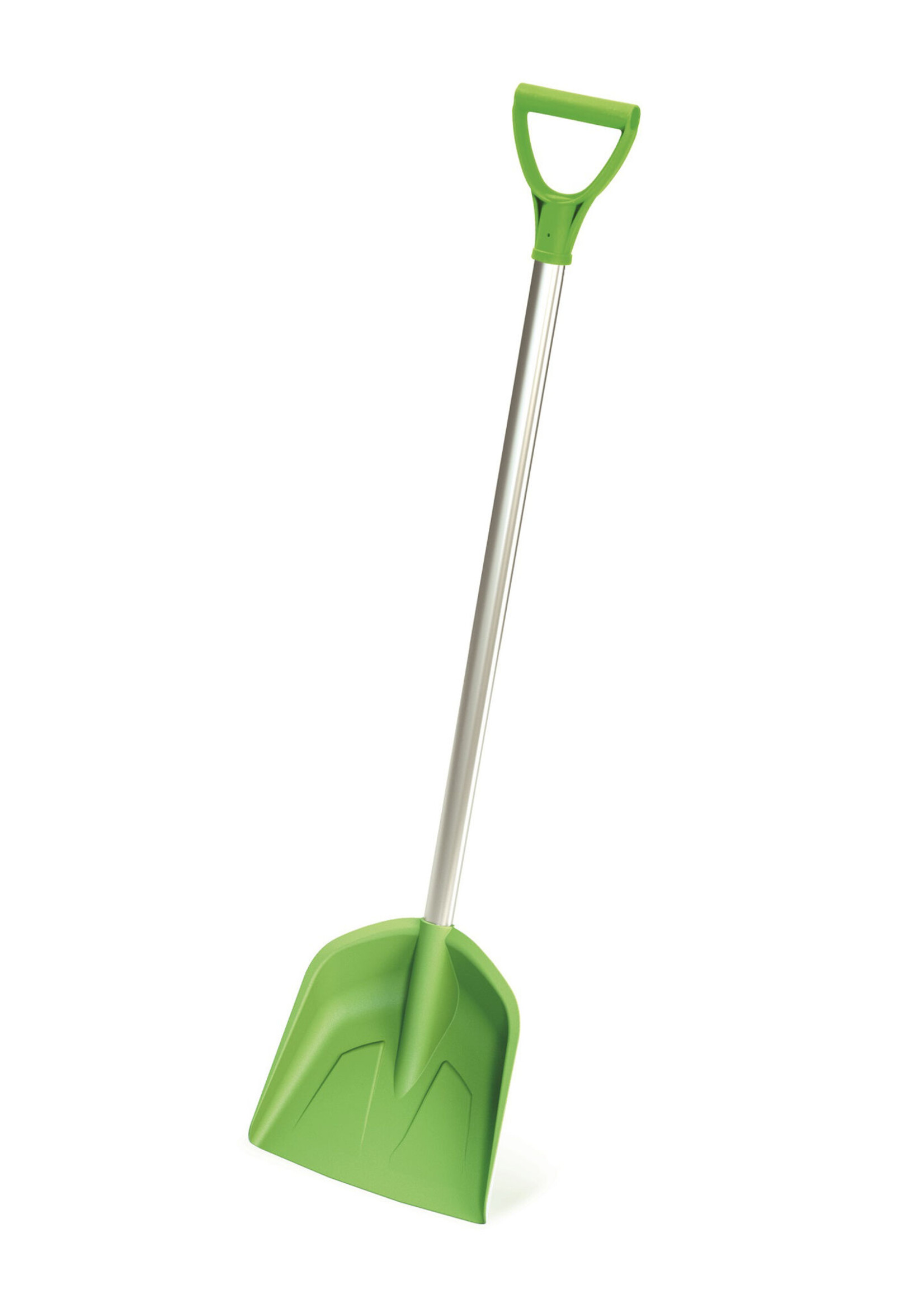 MM Eurotool  Kinder(sneeuw)schep -MM- compleet, alu.steel D-handvat. Blauw/Groen/Rood.