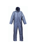 Storvik Stretch regenoverall Blauw / Groen/ zwart. mt. M t/m 3XL.
