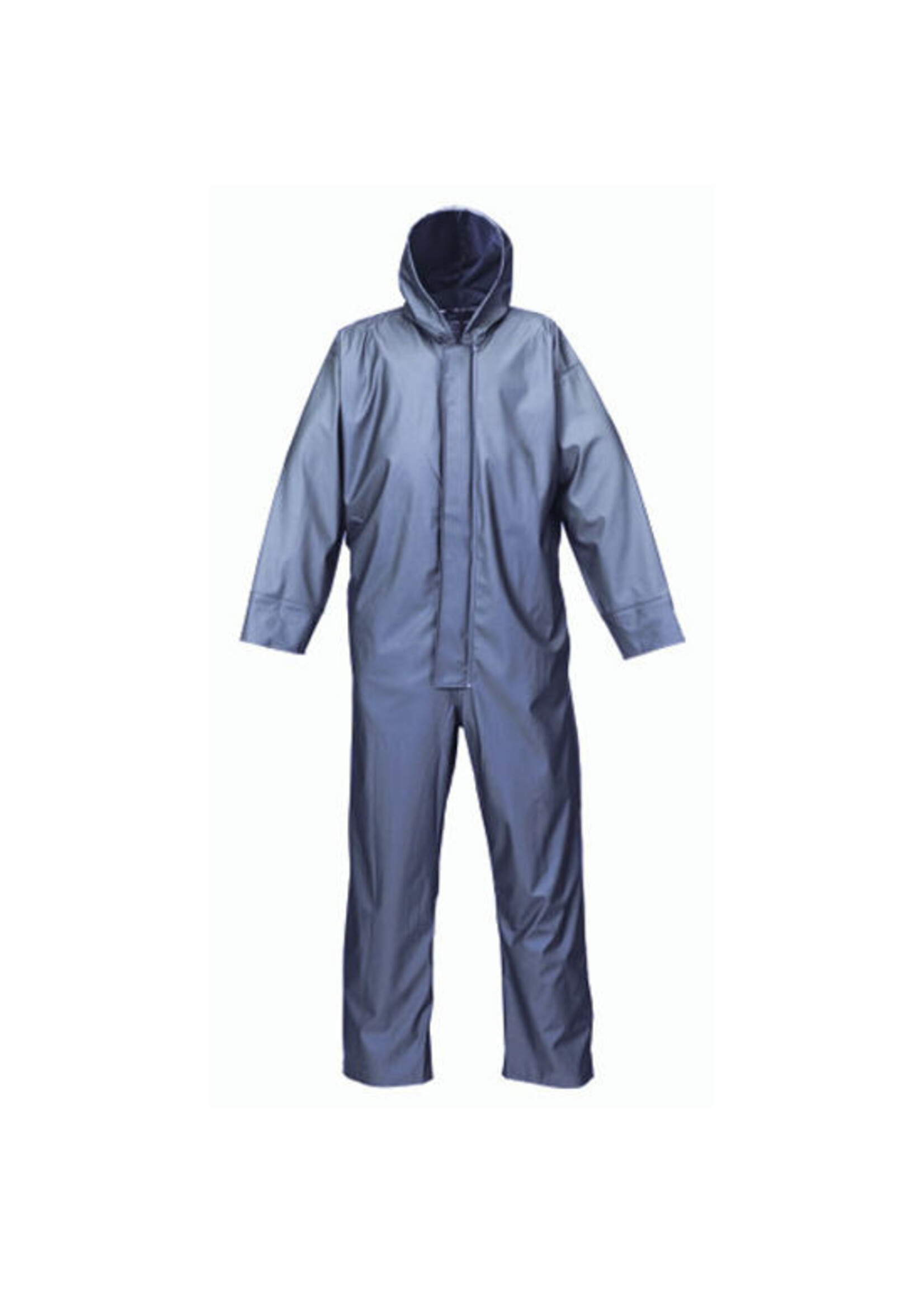 Storvik Stretch regenoverall Blauw / Groen/ zwart. mt. M t/m 3XL.