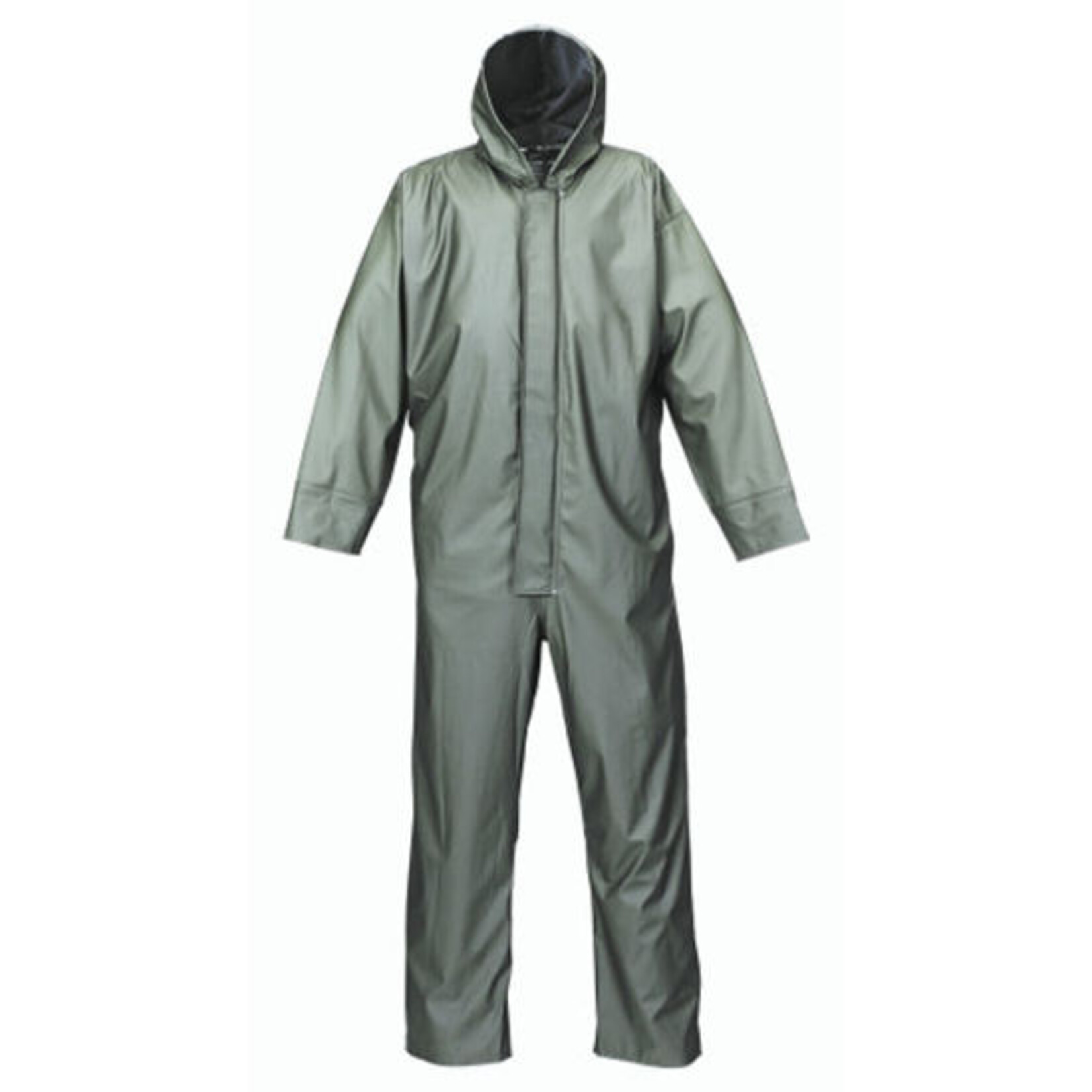 Storvik Stretch regenoverall Blauw / Groen/ zwart. mt. M t/m 3XL.