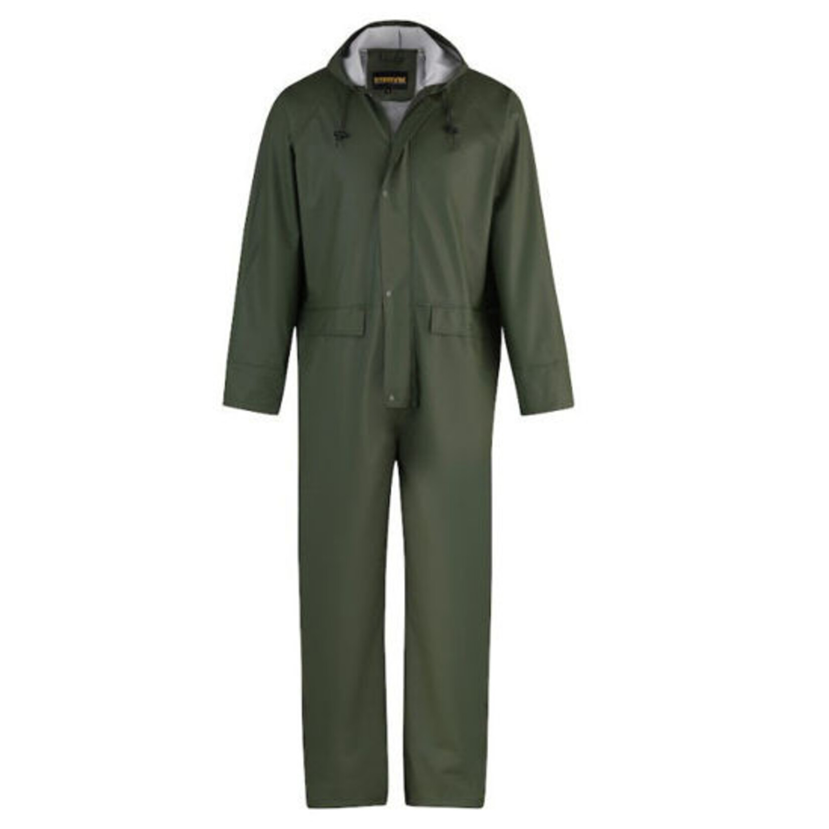 Storvik Stretch regenoverall Blauw / Groen/ zwart. mt. M t/m 3XL.