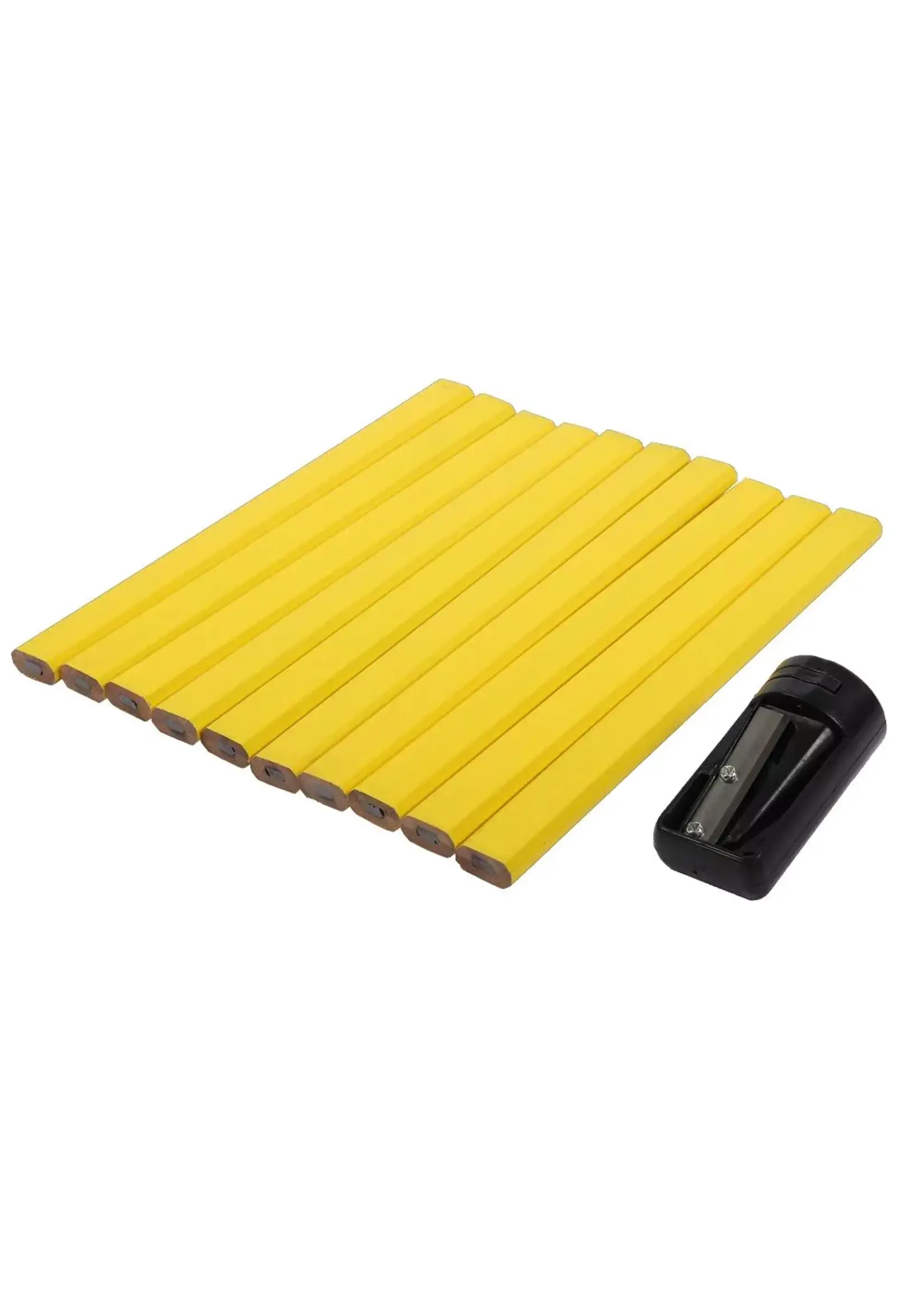 MM Timmermanspotloden – Bouwpotloden – 10 stuks – Inclusief slijper