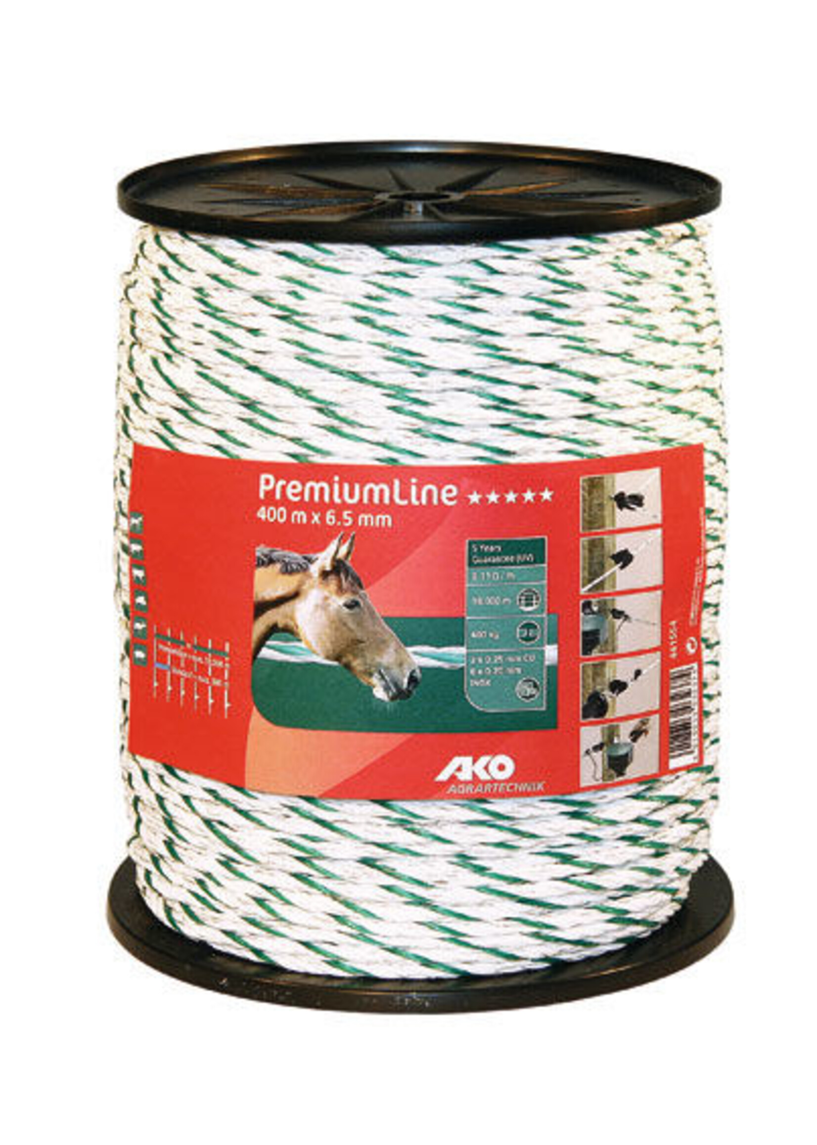 AKO Afrastering AKO PremiumLine schrikkoord 6.5mm