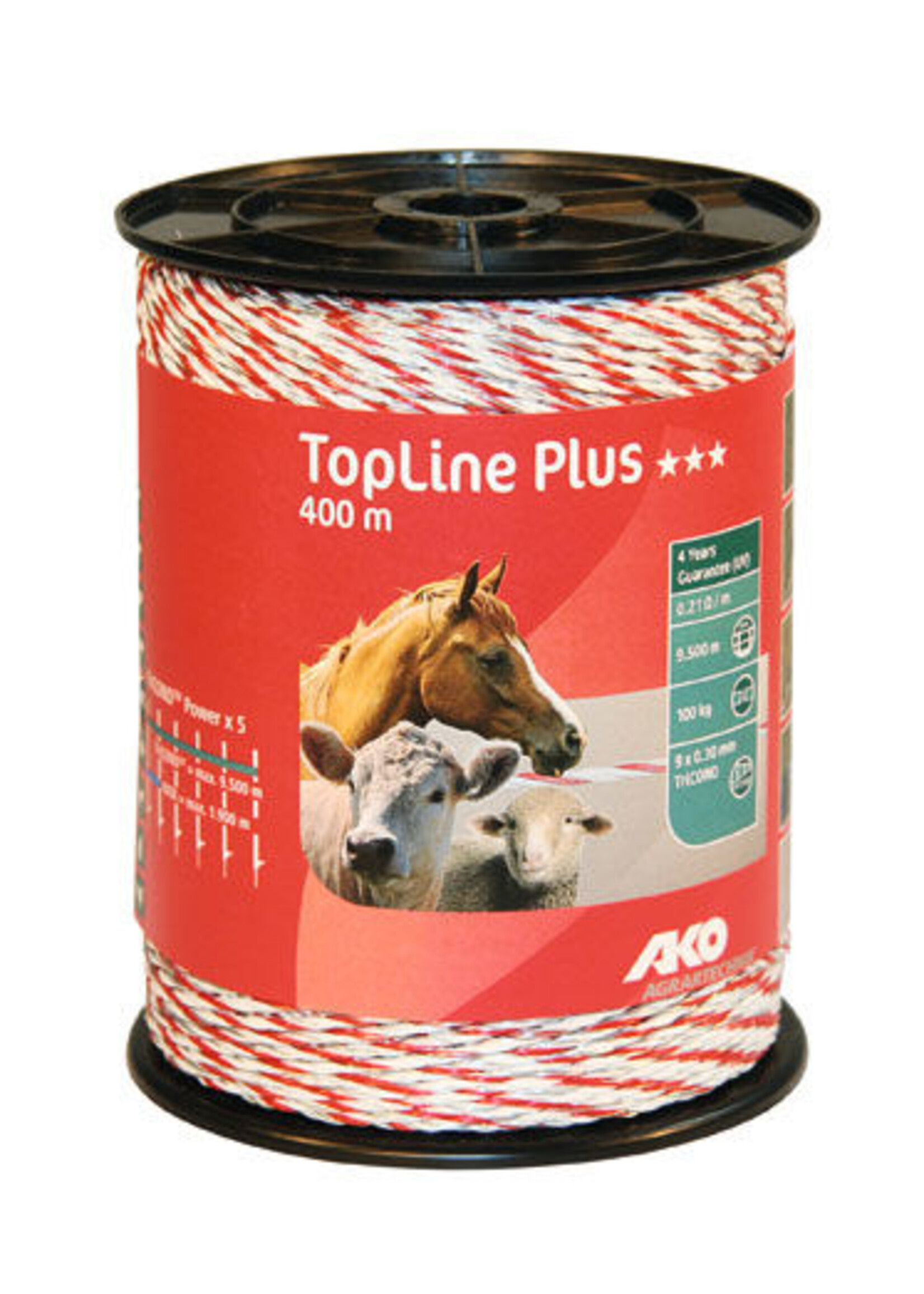 AKO Afrastering AKO TopLine Plus schrikdraad TriCOND 0.30mm