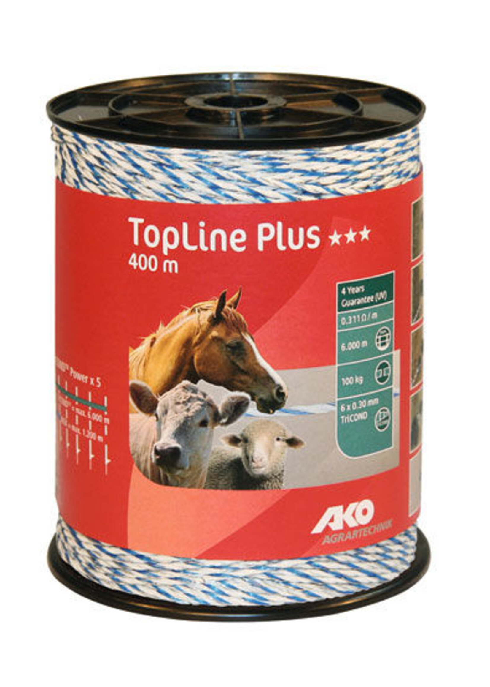 AKO Afrastering AKO TopLine Plus schrikdraad TriCOND 0.30mm