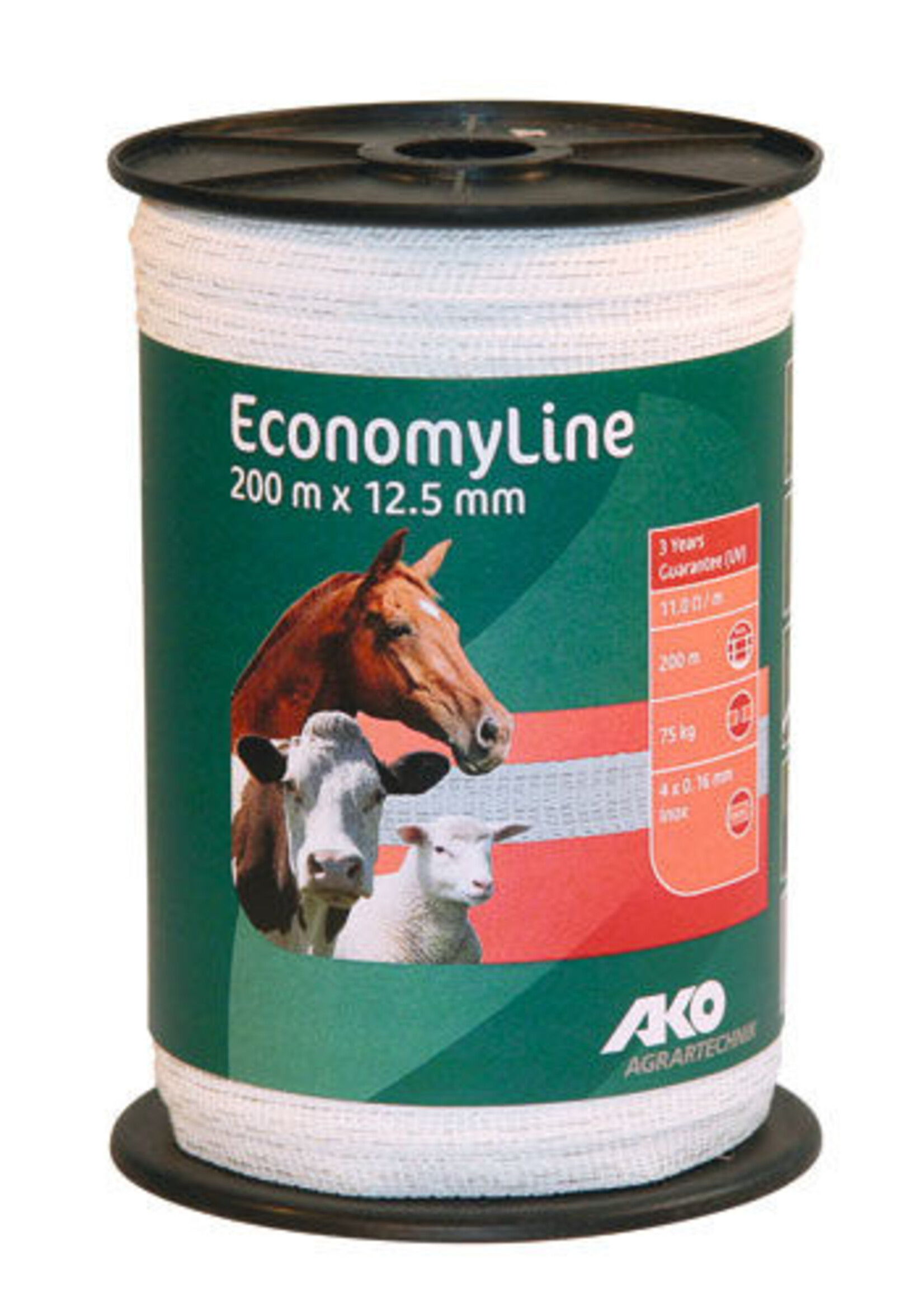 AKO Afrastering AKO EconomyLine schriklint RVS 0.16mm - 10 t/m 40 mm 200m.
