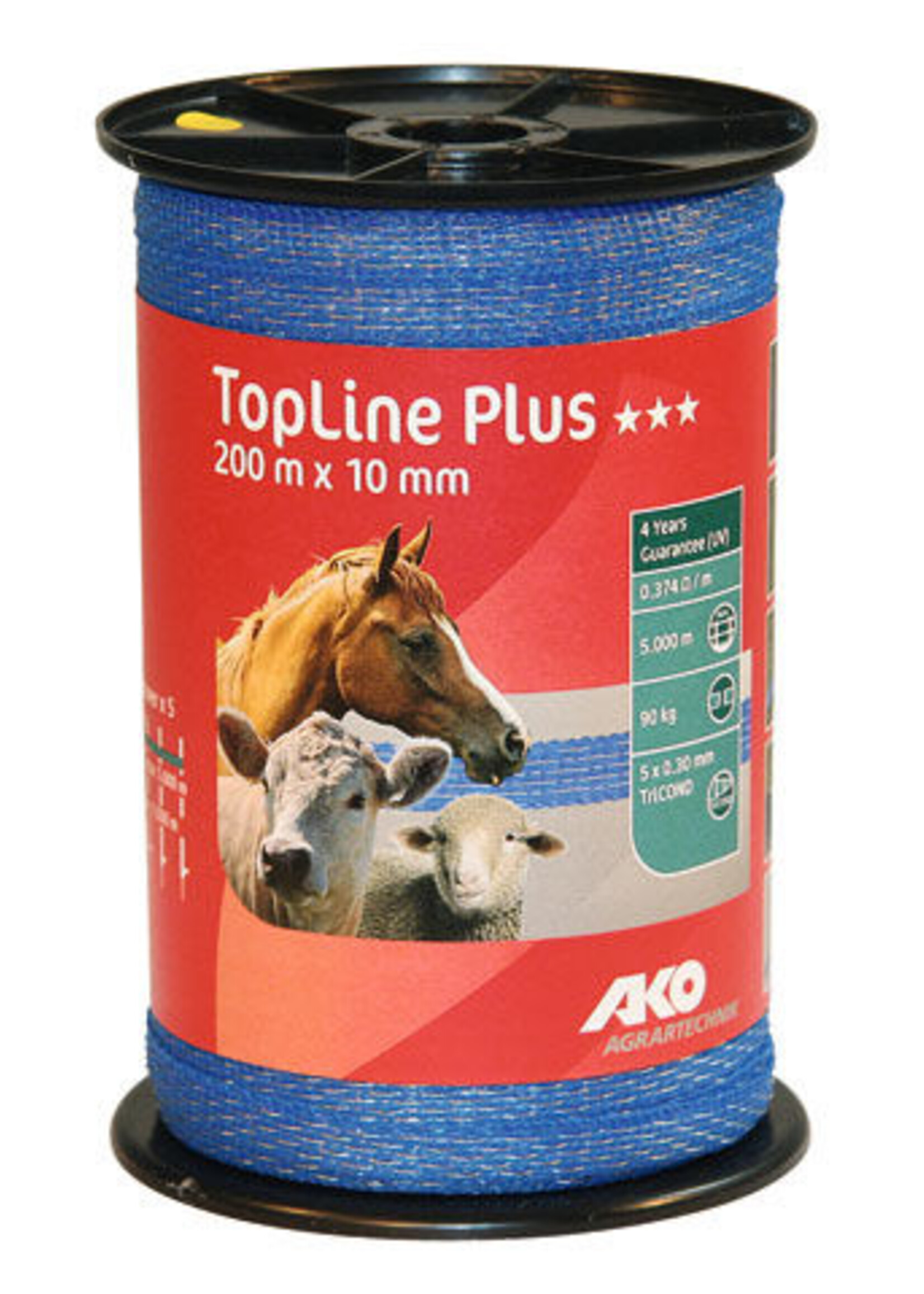 AKO Afrastering AKO TopLine Plus schriklint gekleurd 10 t/m 40mm -200m.