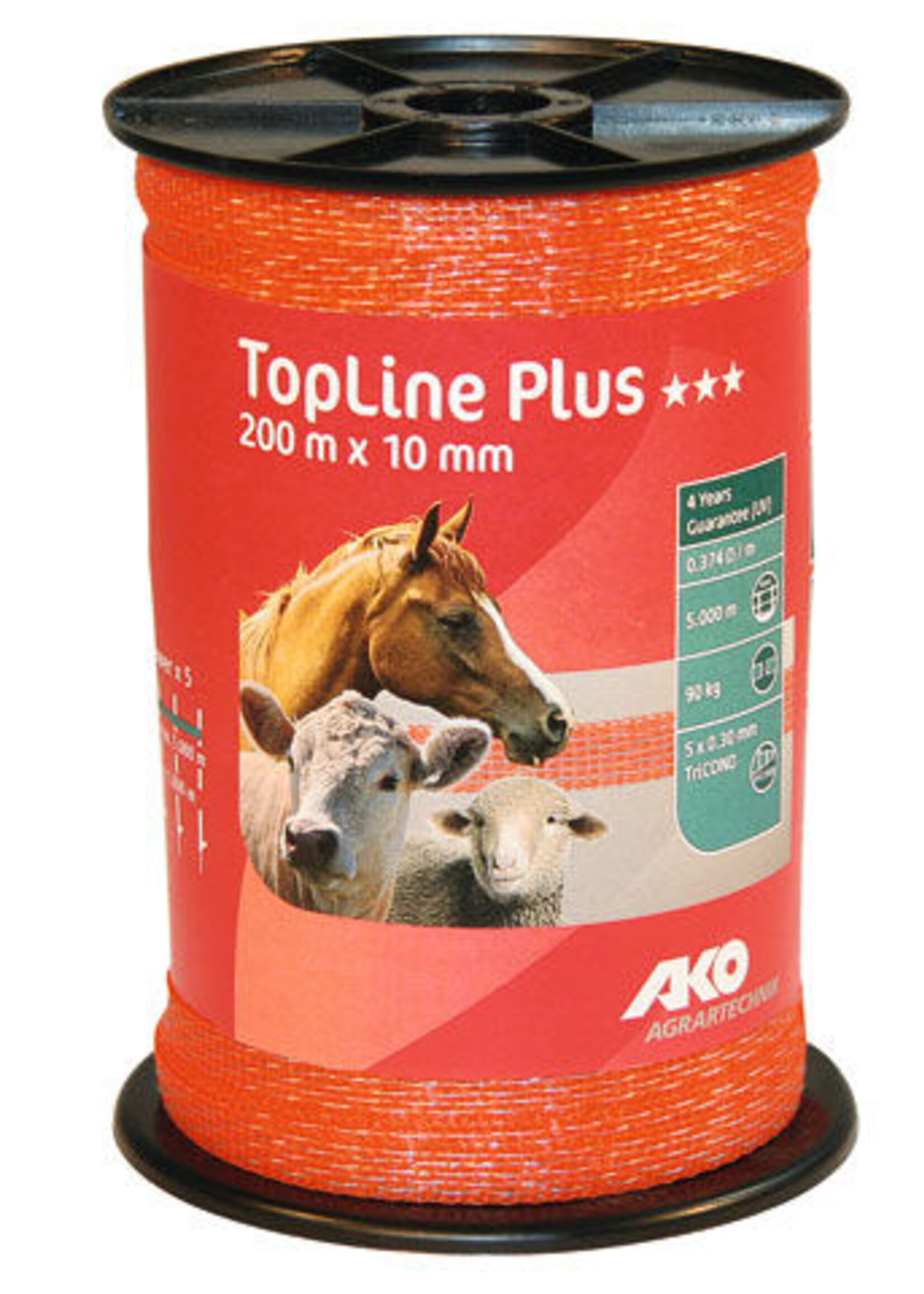 AKO Afrastering AKO TopLine Plus schriklint gekleurd 10 t/m 40mm -200m.