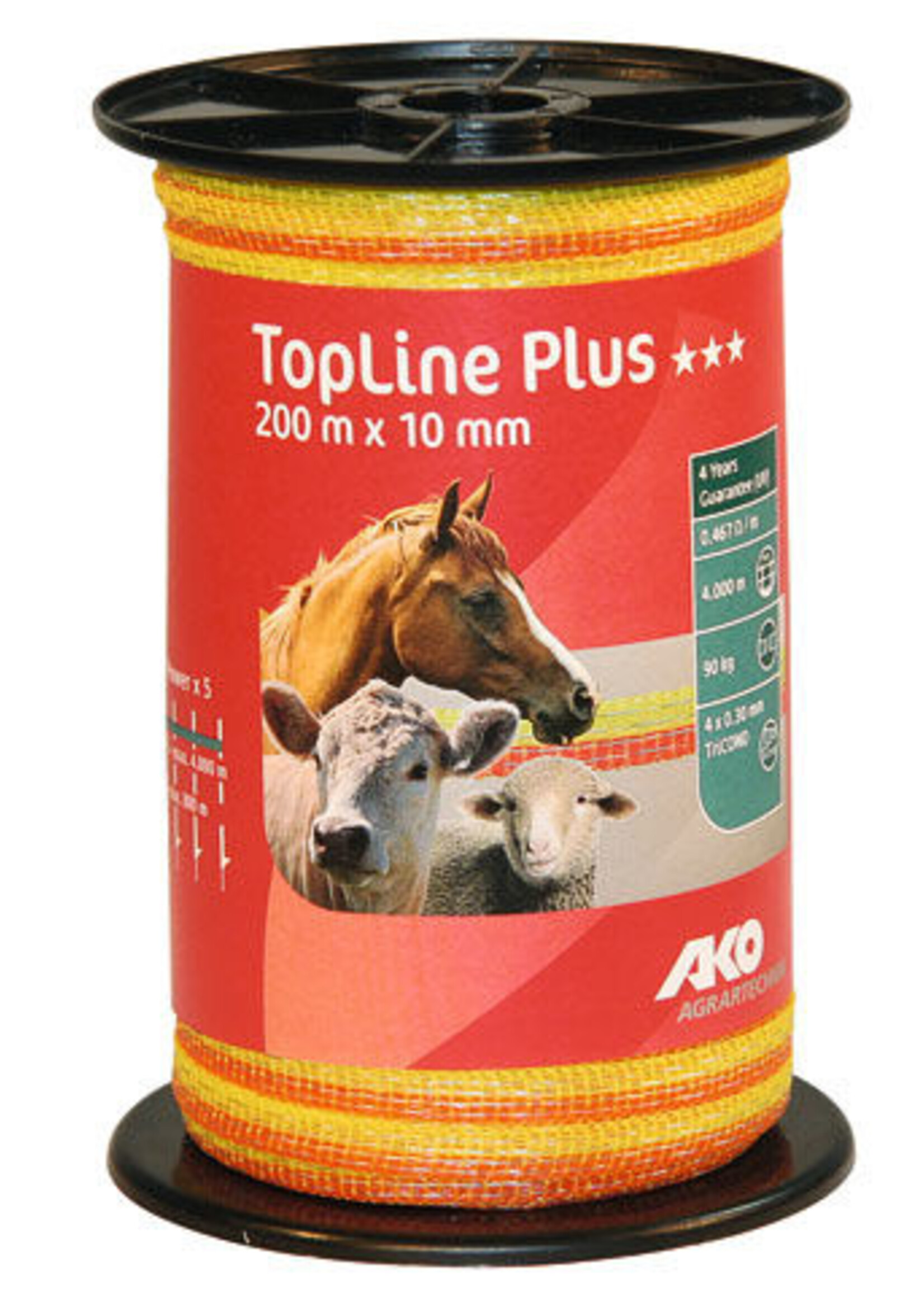 AKO Afrastering AKO TopLine Plus schriklint gekleurd 10 t/m 40mm -200m.