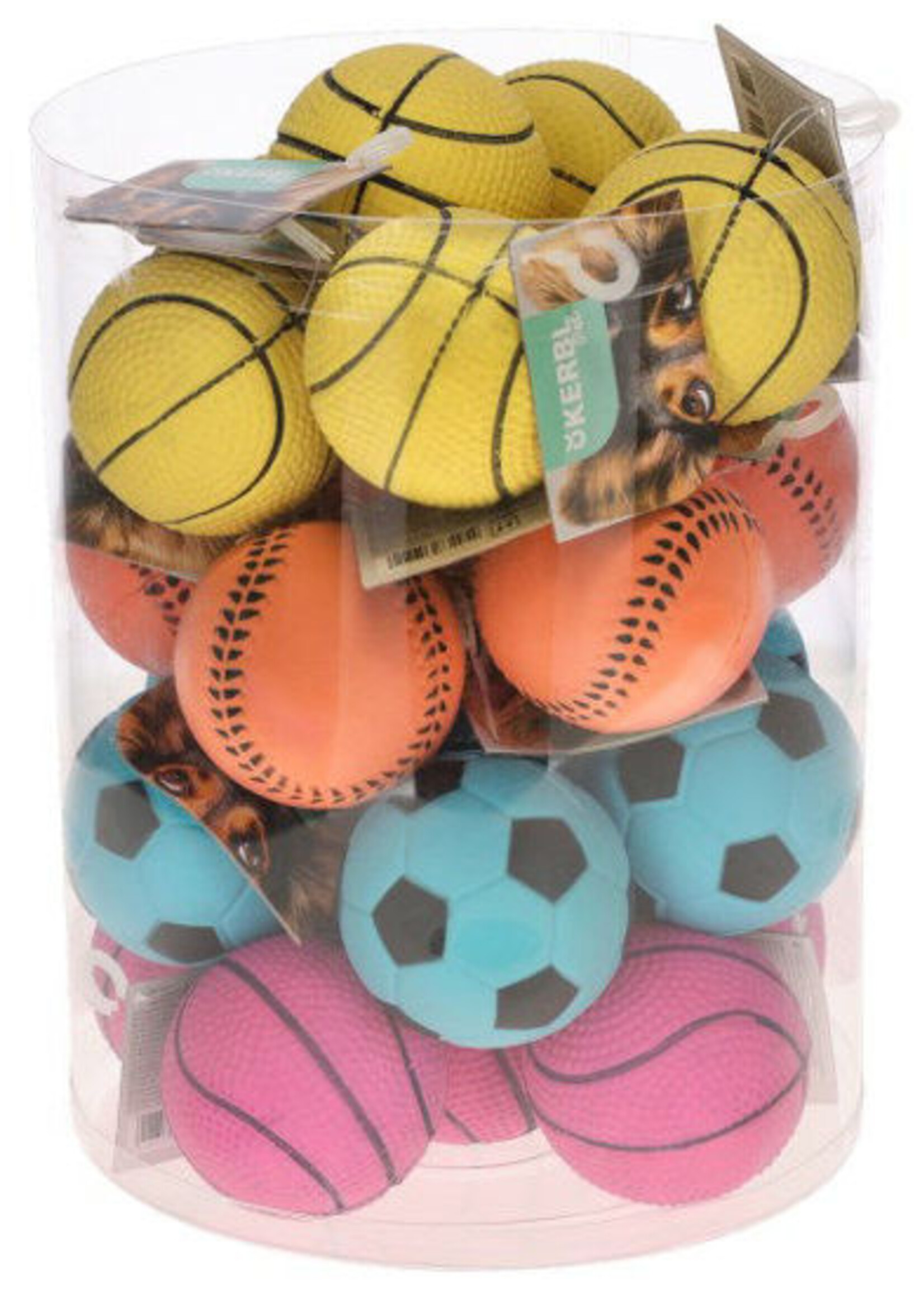 Kerbl Neon speelbal 6 cm