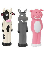 Kerbl Latex honden speelgoed koe/varken/ezel, 20cm.