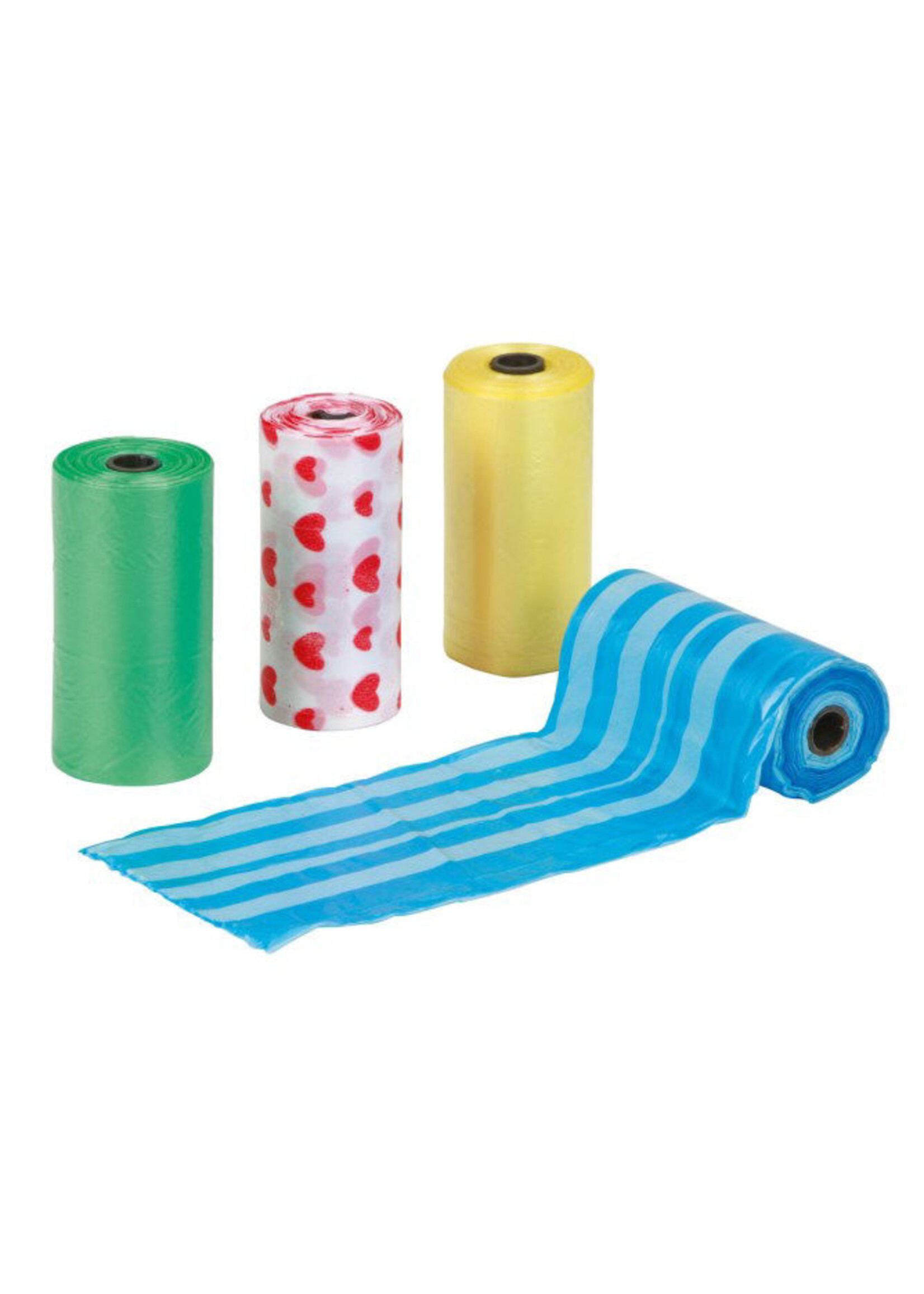 Kerbl Hondenpoepzakjes gekleurd, 4x20st plastic