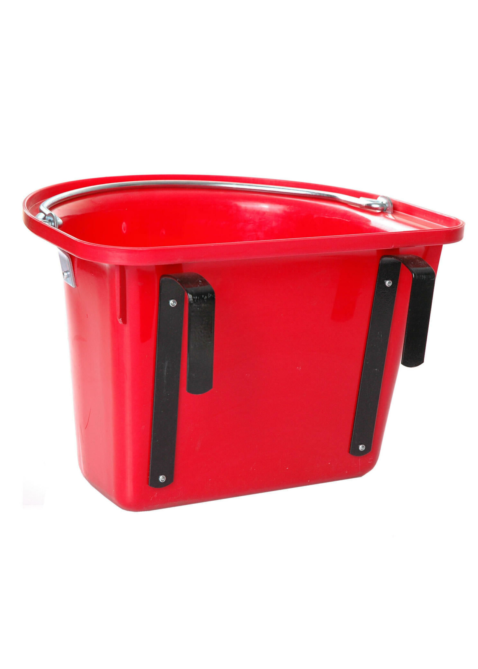 Kerbl Voeremmer met ophanghaken en hengsel, 12L. Div Kleuren.