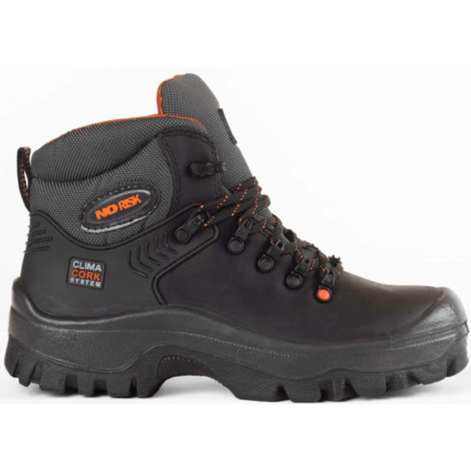NoRisk Werkschoen NoRisk Hudson hoog zwart S3. mt. 39 t/m 48.