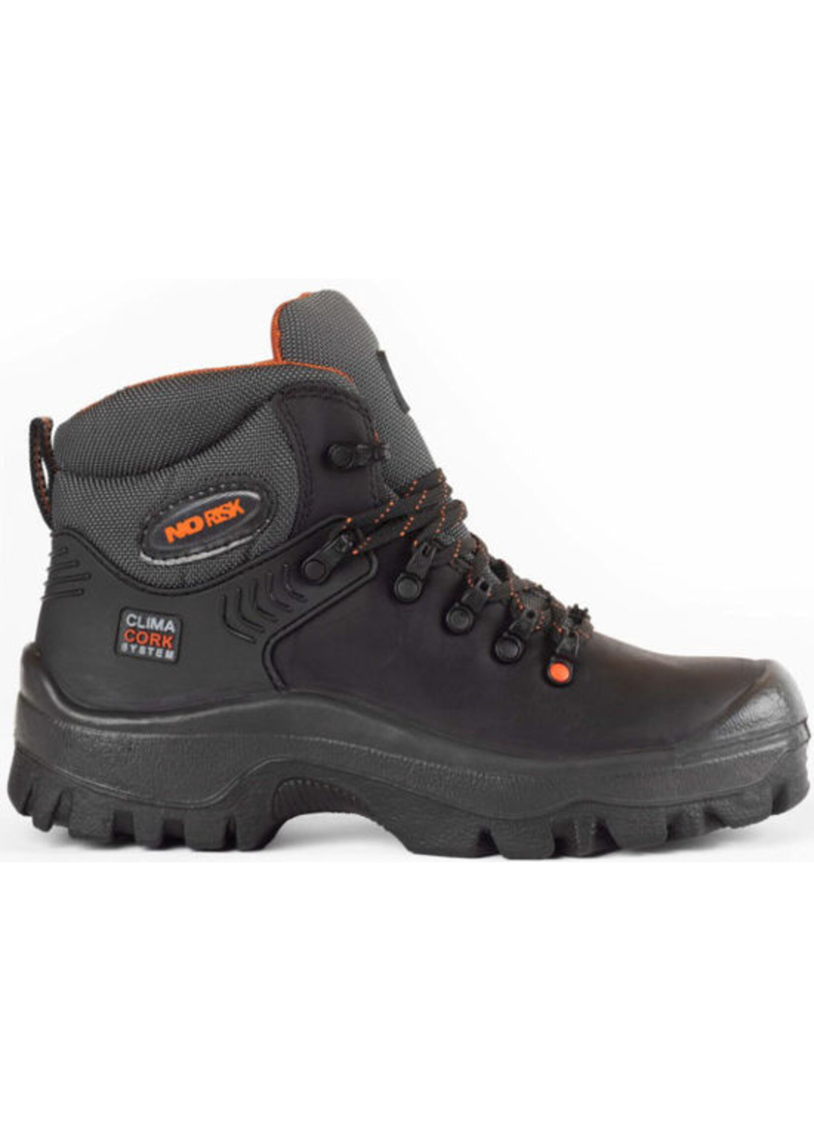 NoRisk Werkschoen NoRisk Hudson hoog zwart S3. mt. 39 t/m 48.