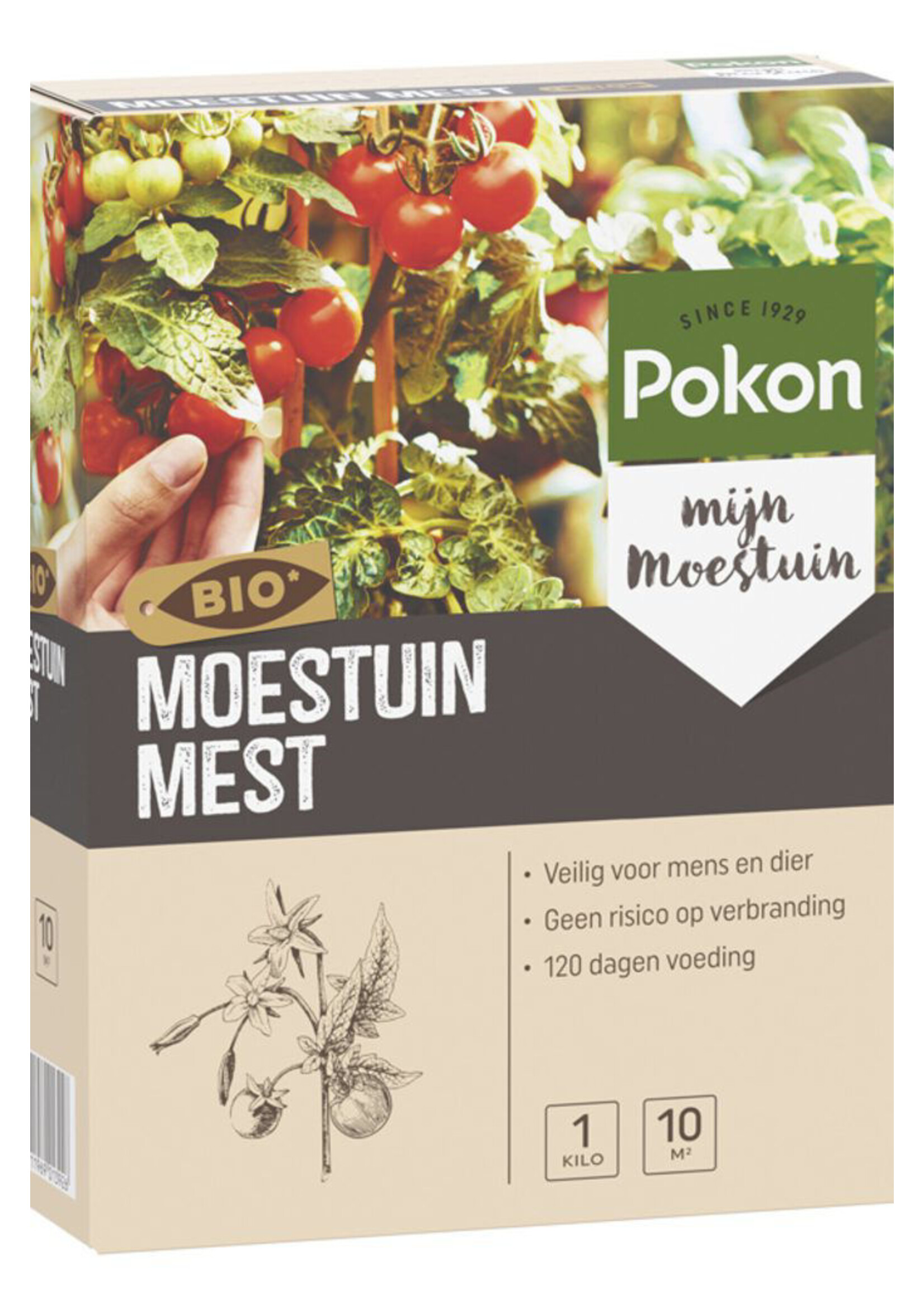 Pokon Pokon Bio Moestuinmest 1kg