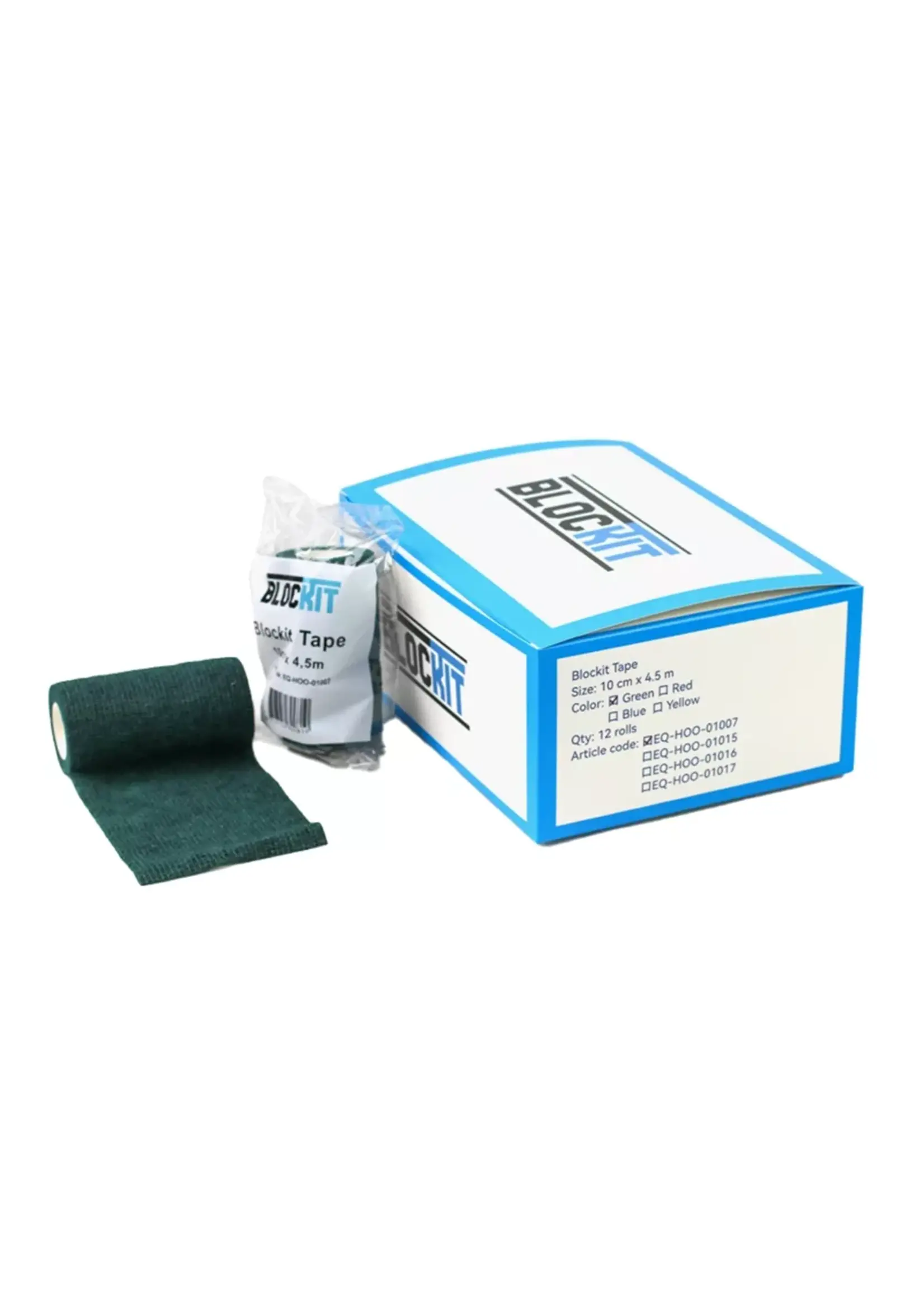 Blockit Blockit Klauwtape 10cmx4.5m 12 rol groen