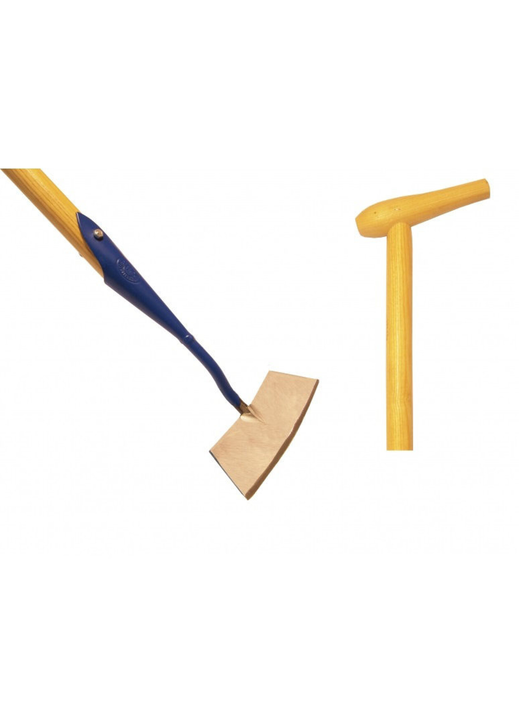 De wit Tuingereedschap Schoffel gesmeed recht, steel 160cm