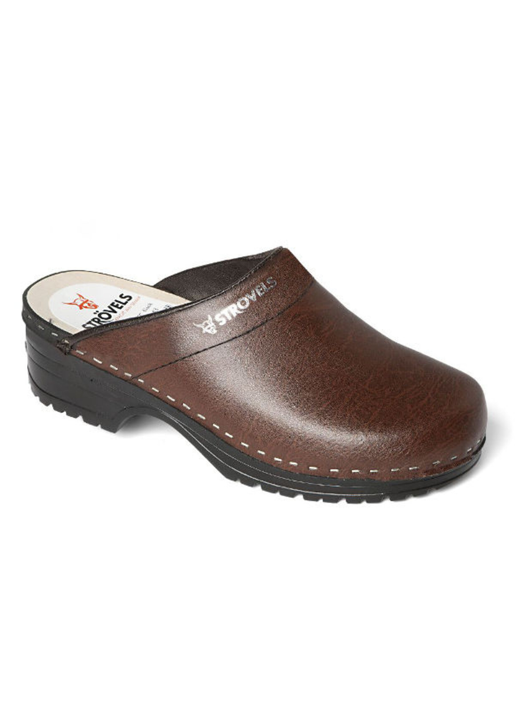 Strövels Strövels open bruin PU (O) maat 38 t/m 48