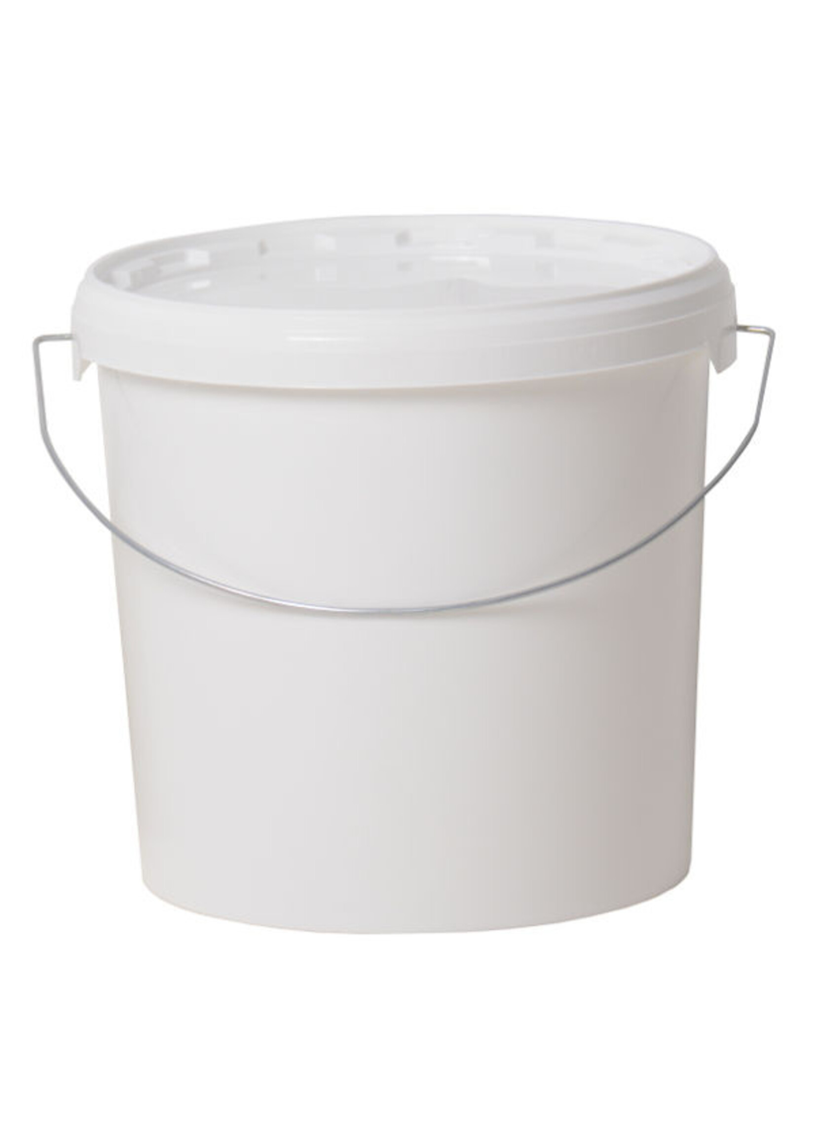 MM Emmertje kunststof wit 10L.