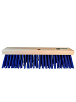 Eurotool Stalbezem PVC blauw, zichtbare vezellengte 110mm, 45cm FSC