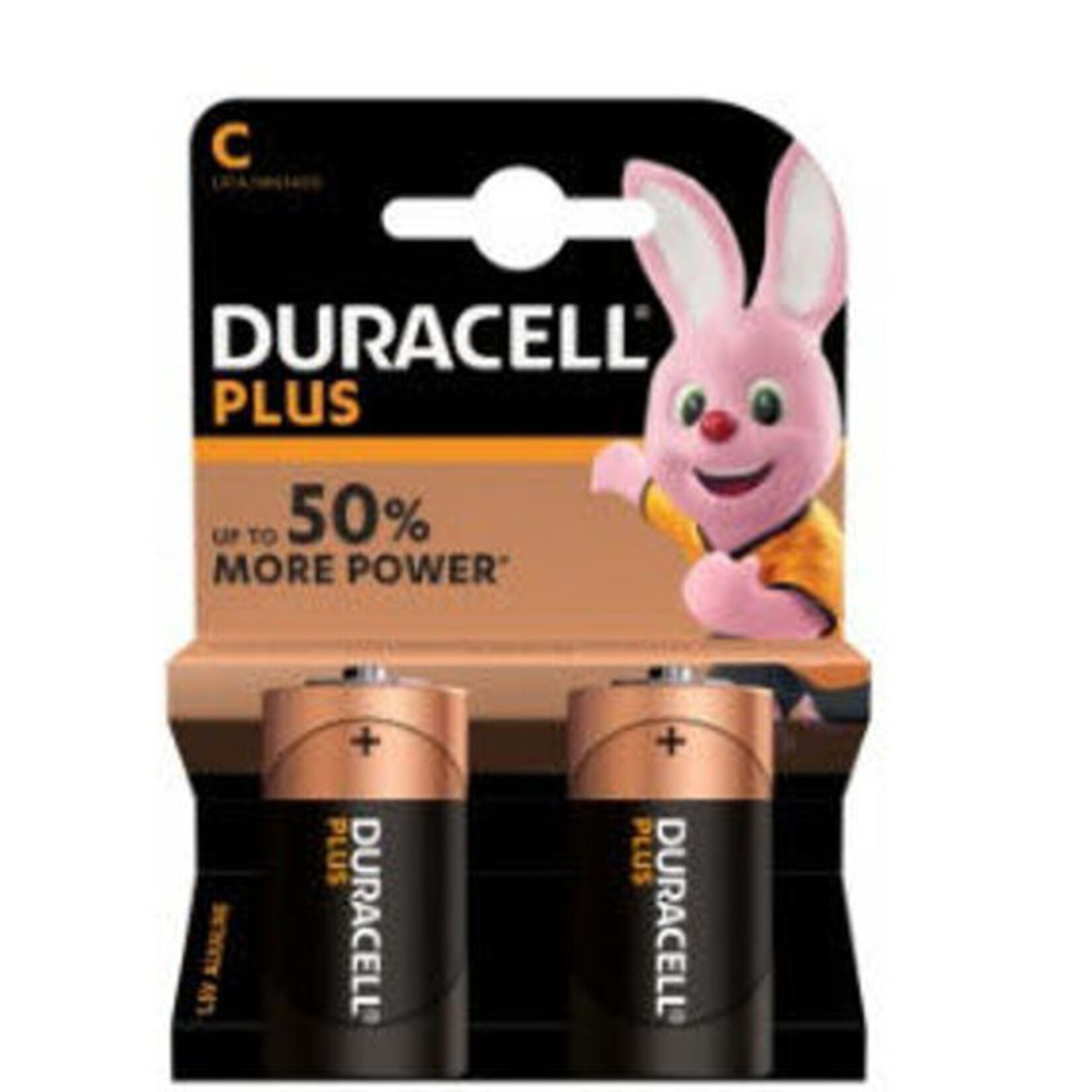 Duracel Batterij DURACELL Plus MN 1400 Duralock (C) x2st.