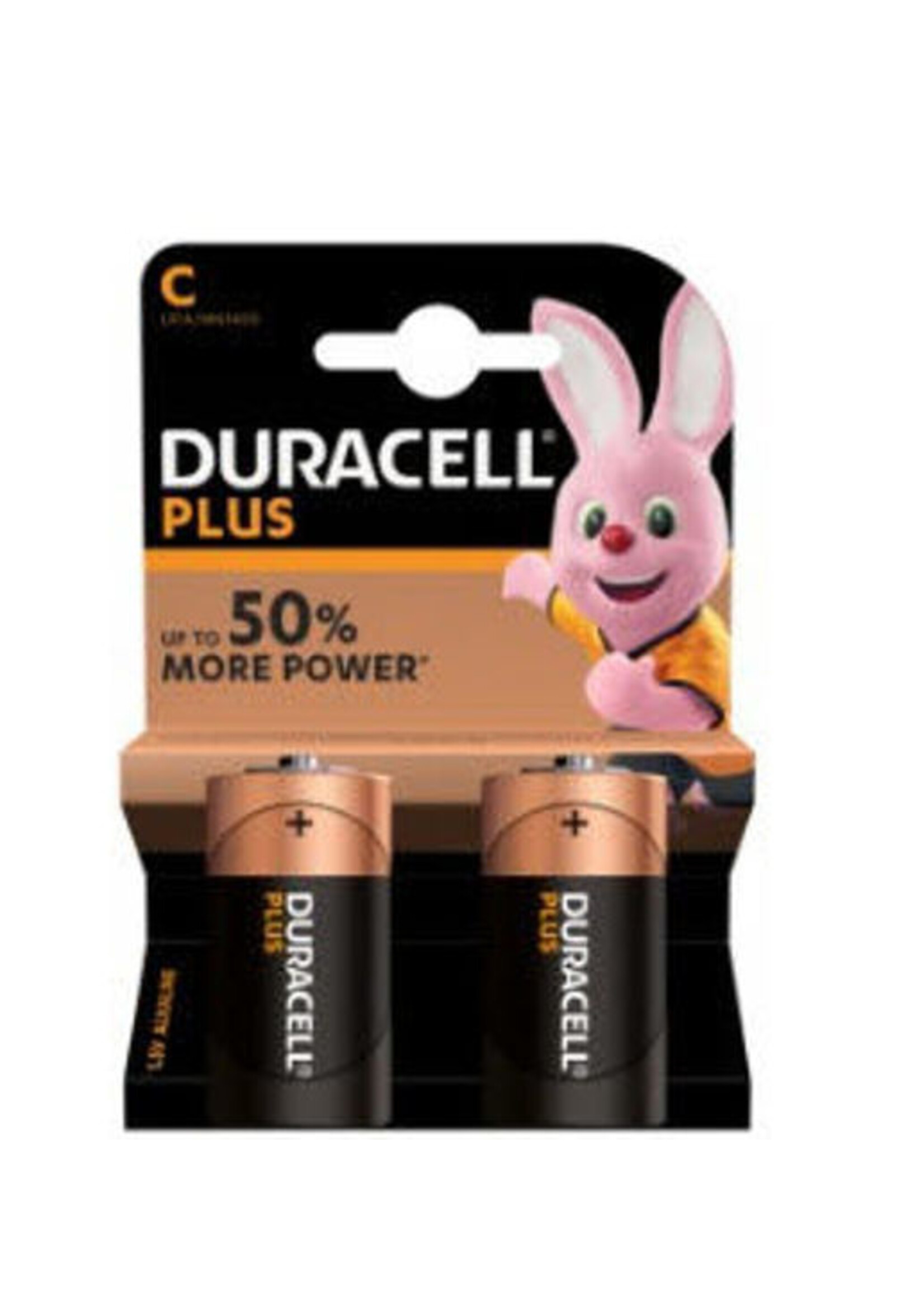 Duracel Batterij DURACELL Plus MN 1400 Duralock (C) x2st.