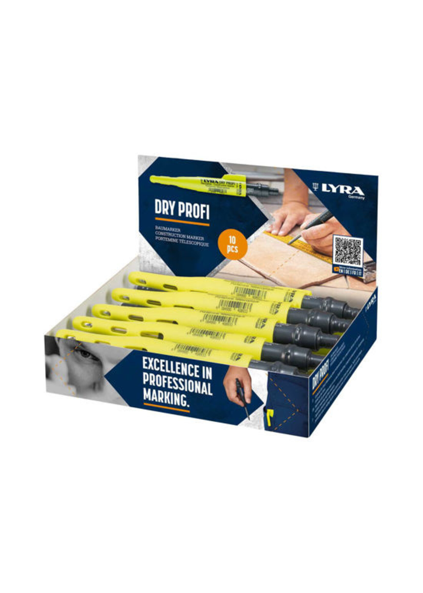 Lyra LYRA Dry Profi Markeerpotlood navulbaar