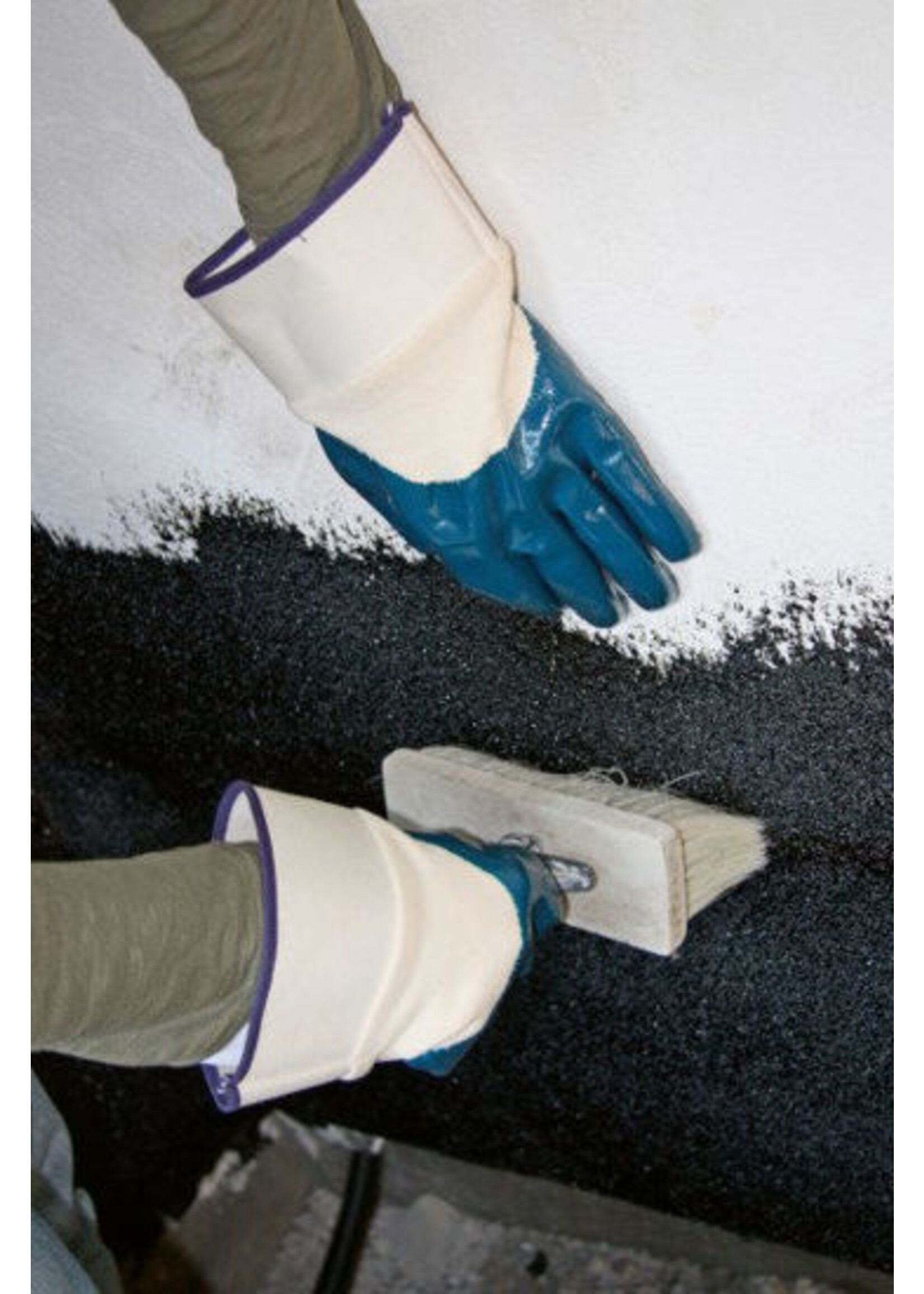 Keron Handschoen blauw NBR met kap Keron á 6 paar