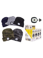 Storvik Commandomuts gebreid met LED lamp