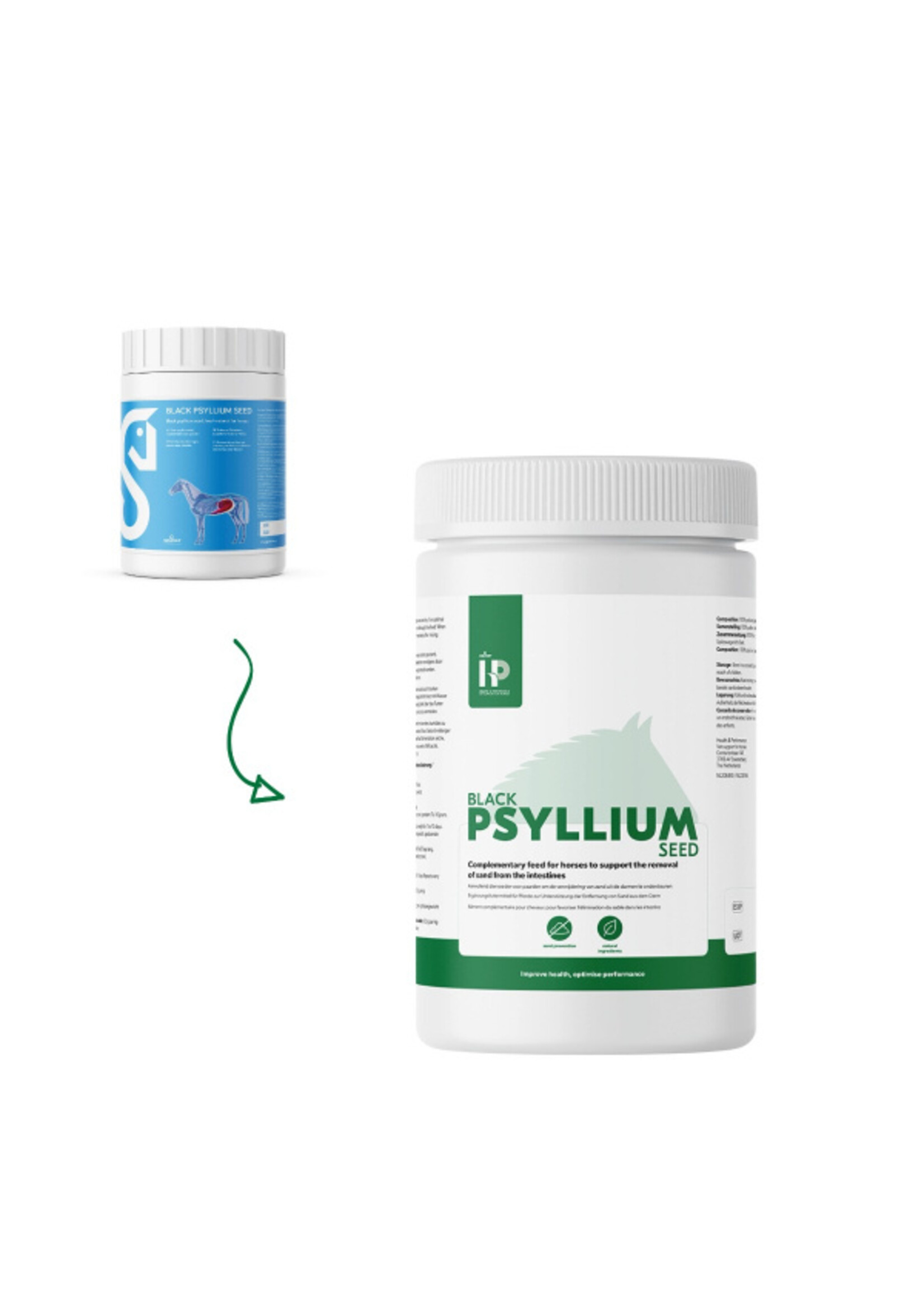 HPVetsupport HP Black Psyllium Seed