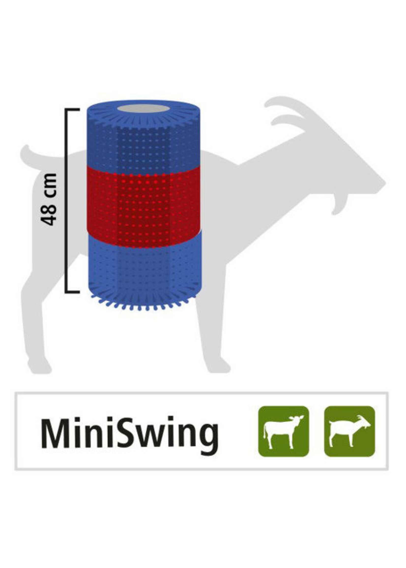 Kerbl HappyCow koeborstel MiniSwing