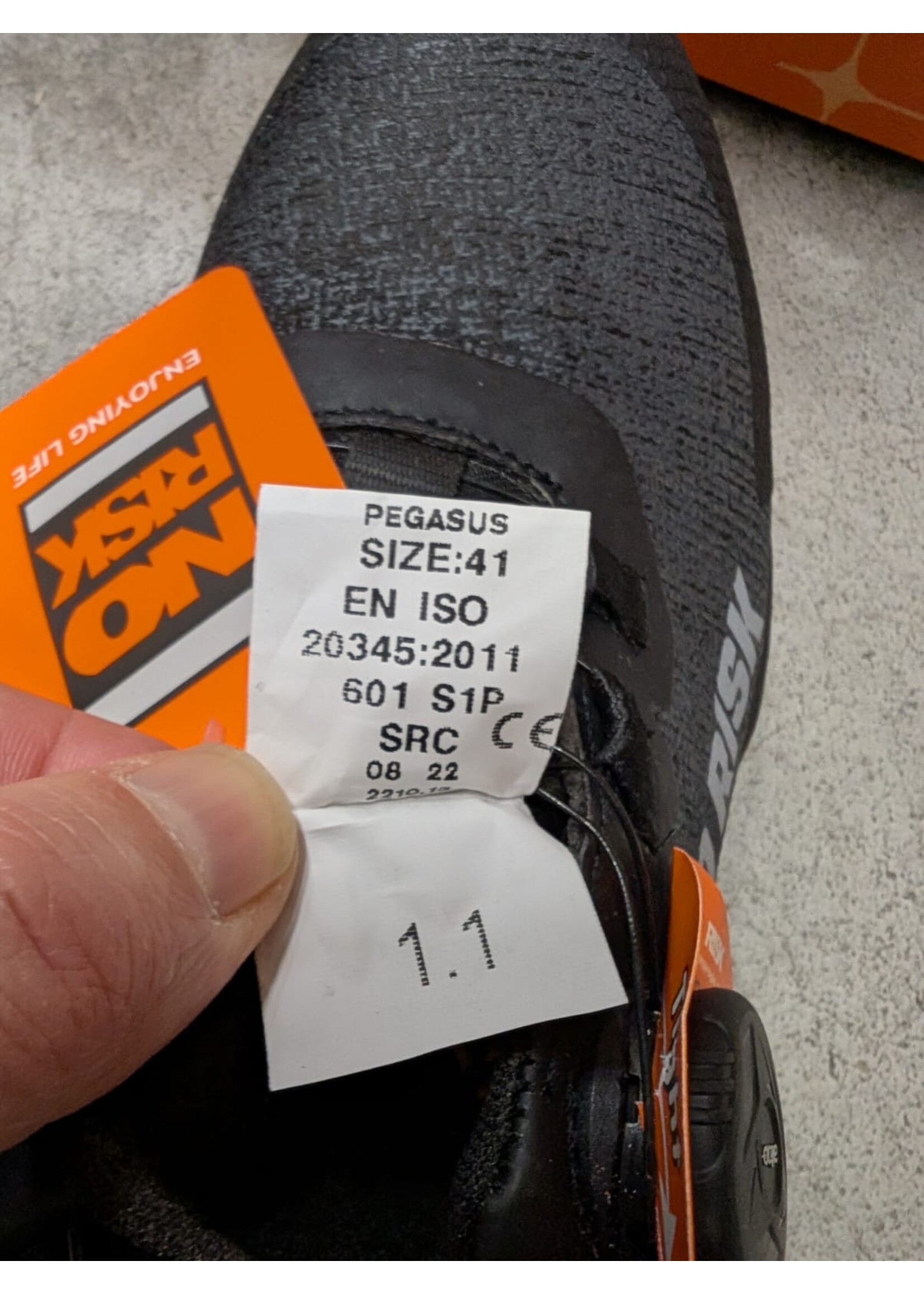 NoRisk Werkschoen NoRisk Pegasus laag oranje