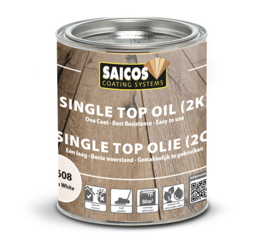 Saicos Single Top Oil 2C 4613 Birch 750 ml + 50 ml verharder