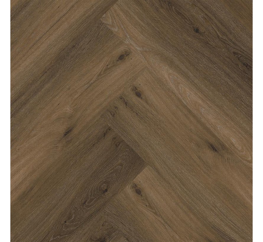 Floorlife pvc Yup Herringbone warm brown